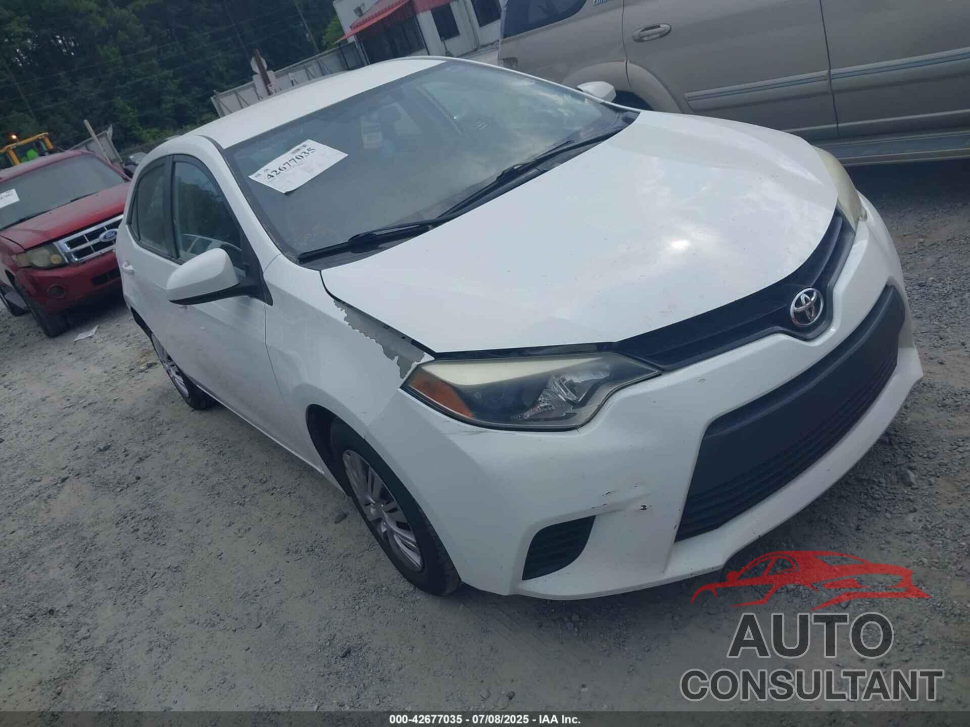 TOYOTA COROLLA 2014 - 5YFBURHE1EP124003