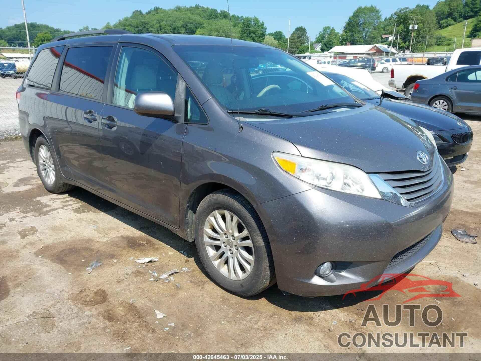 TOYOTA SIENNA 2012 - 5TDYK3DCXCS277727