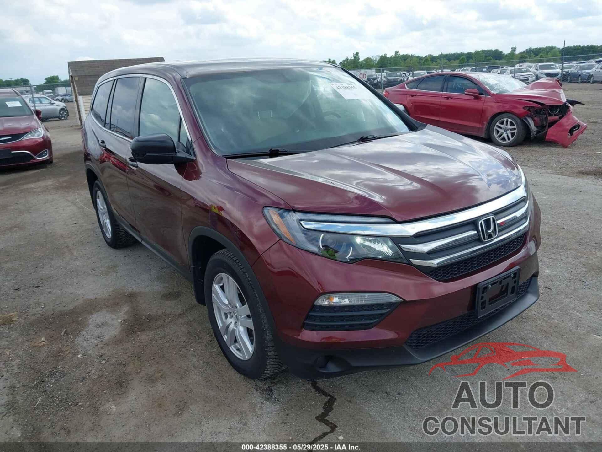 HONDA PILOT 2018 - 5FNYF6H14JB004363