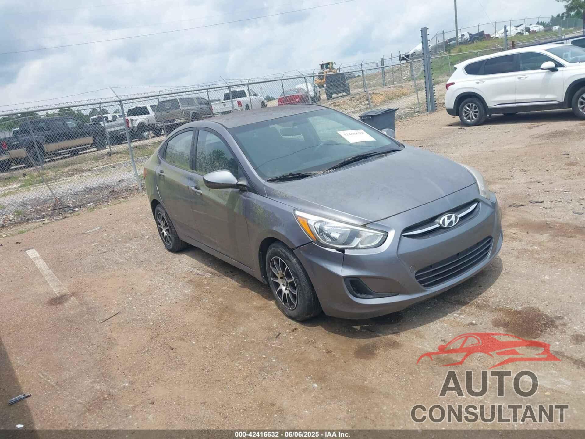 HYUNDAI ACCENT 2015 - KMHCT4AE9FU801819