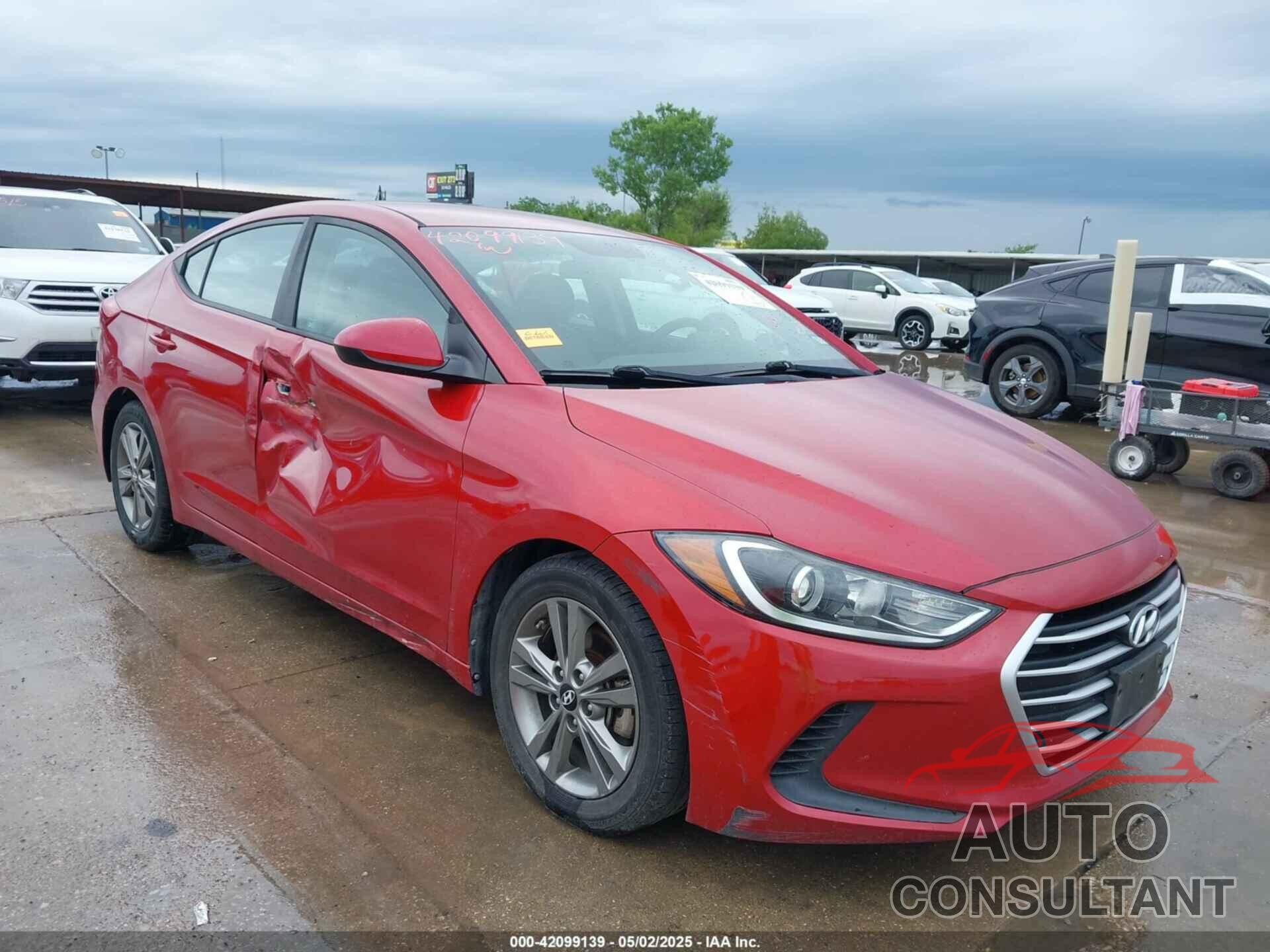 HYUNDAI ELANTRA 2017 - 5NPD84LF0HH142140