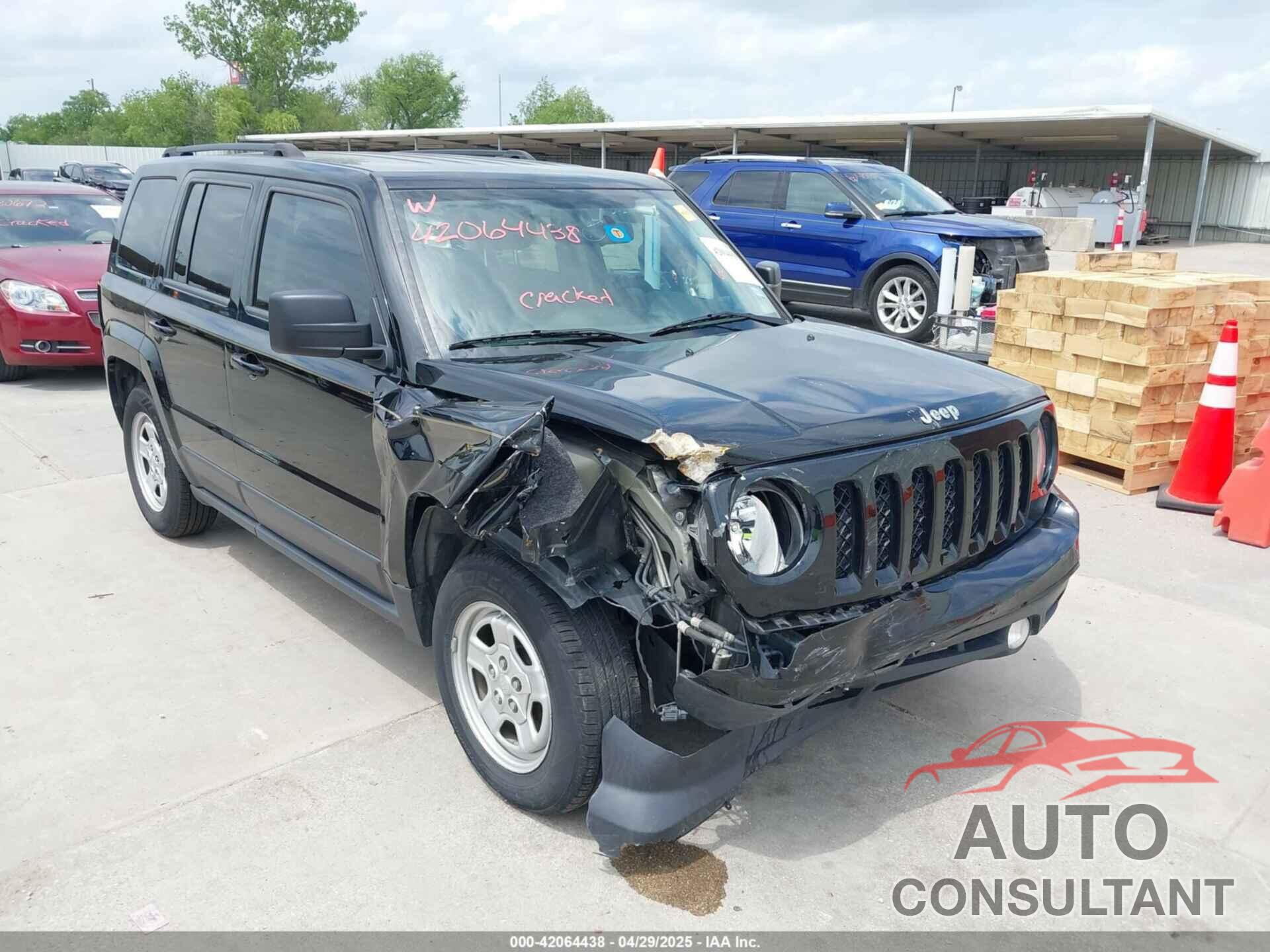 JEEP PATRIOT 2016 - 1C4NJPBAXGD813933