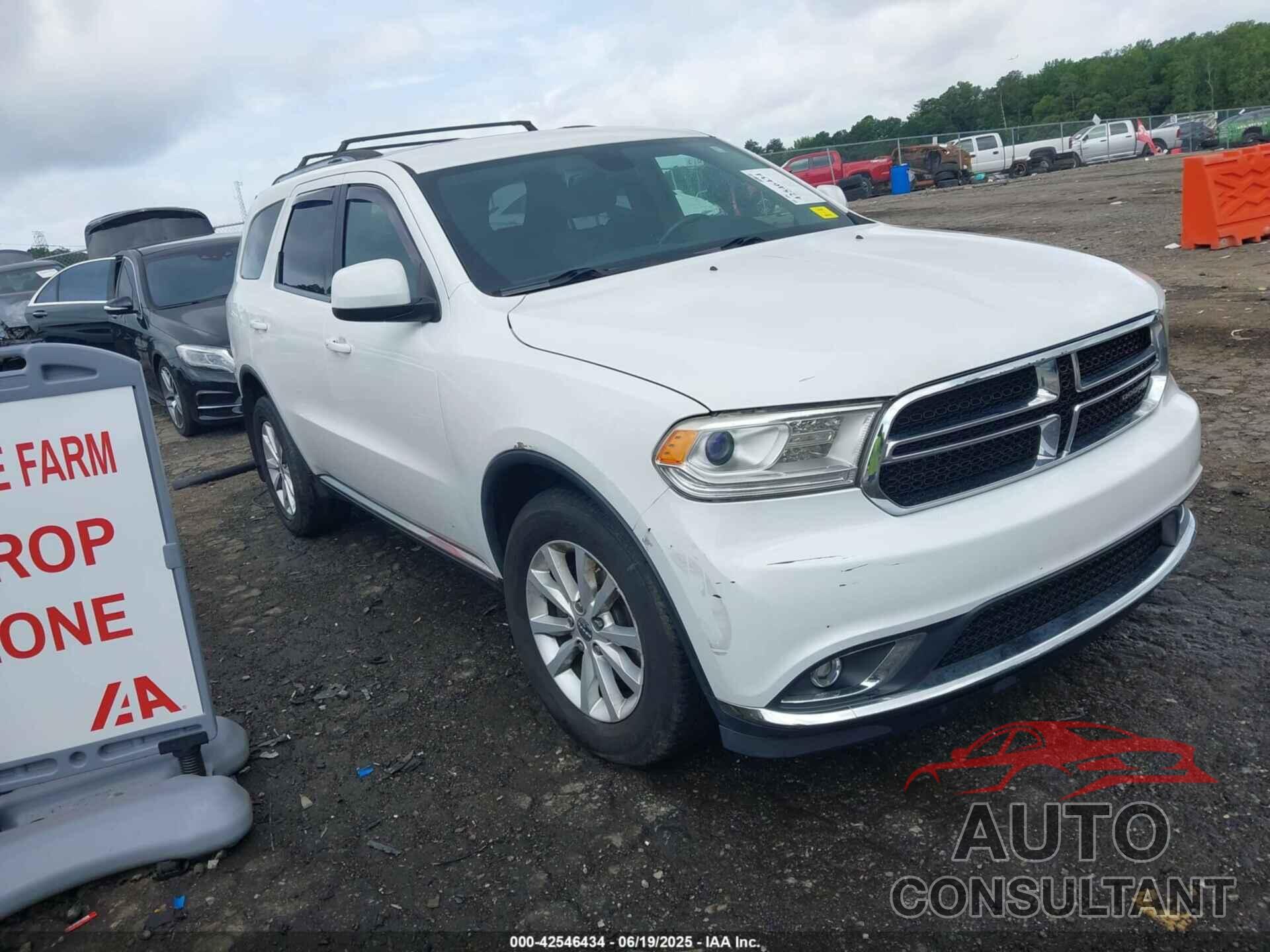 DODGE DURANGO 2015 - 1C4RDJAG0FC223322