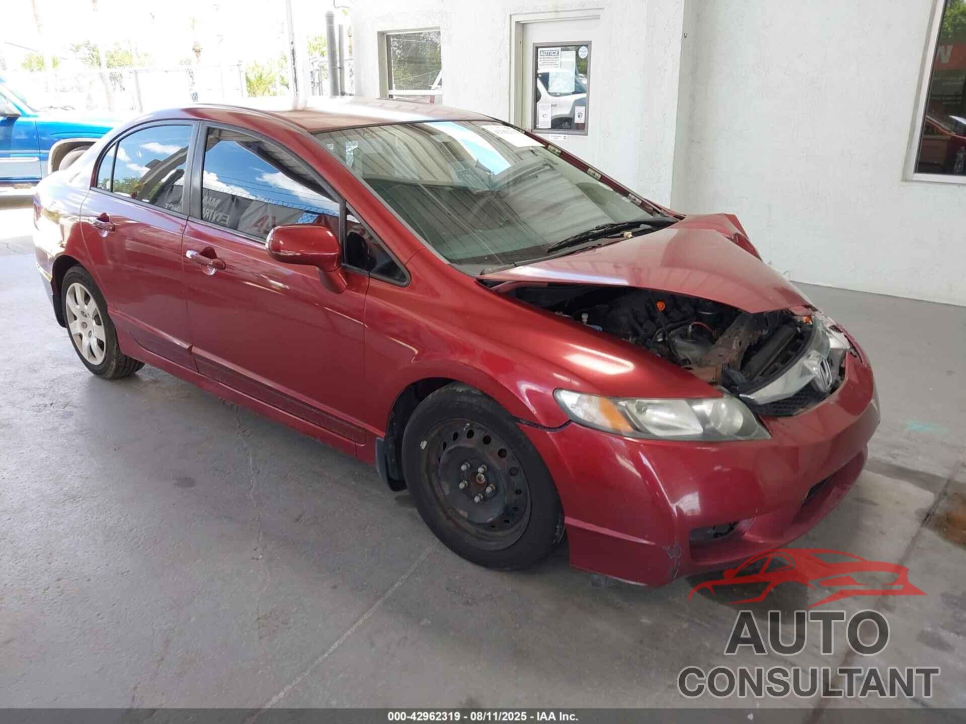 HONDA CIVIC 2011 - 2HGFA1F52BH544595