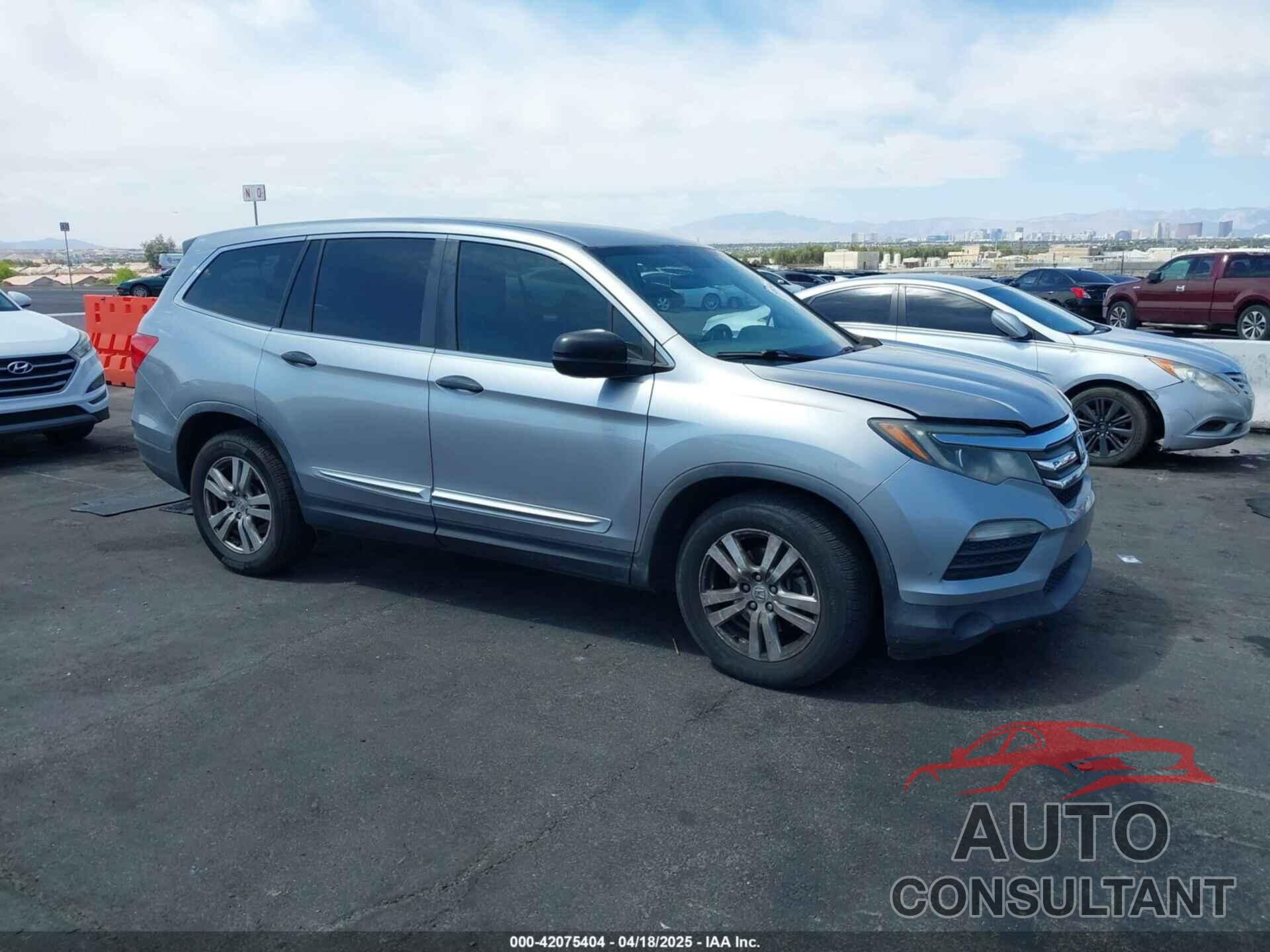 HONDA PILOT 2016 - 5FNYF5H10GB044006