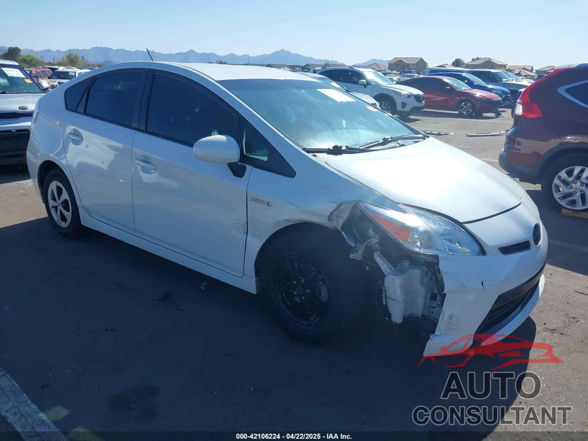 TOYOTA PRIUS 2013 - JTDKN3DU2D0356030