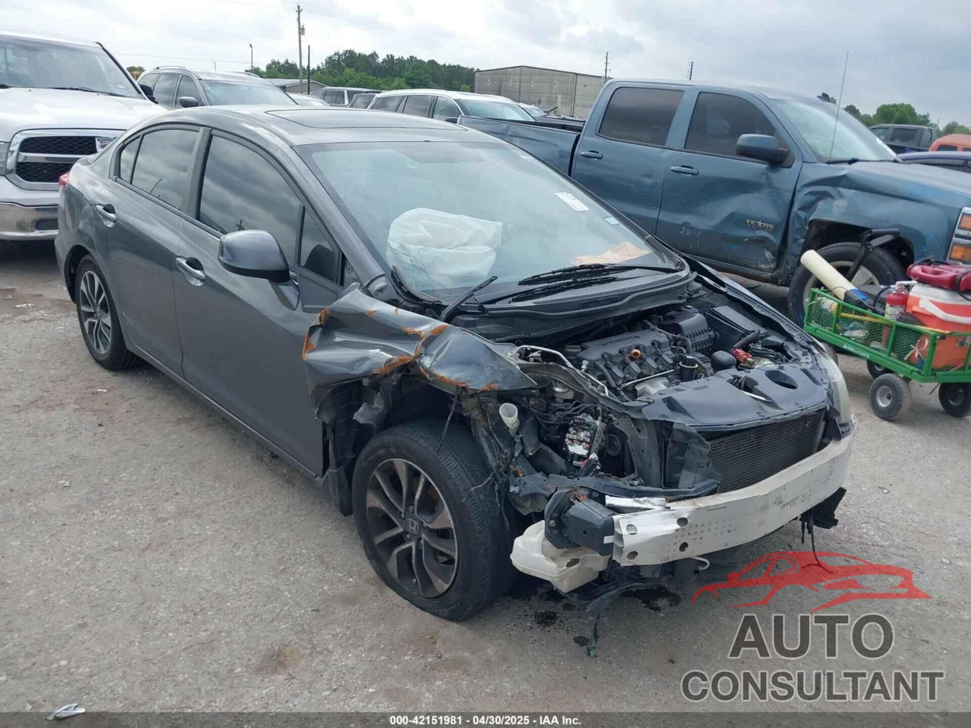HONDA CIVIC 2013 - 2HGFB2F95DH515729