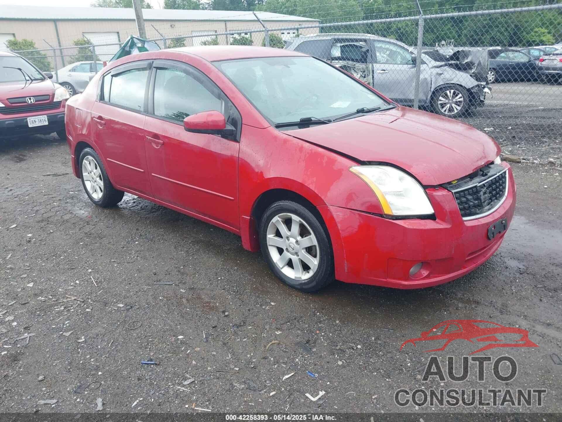 NISSAN SENTRA 2009 - 3N1AB61E89L656168