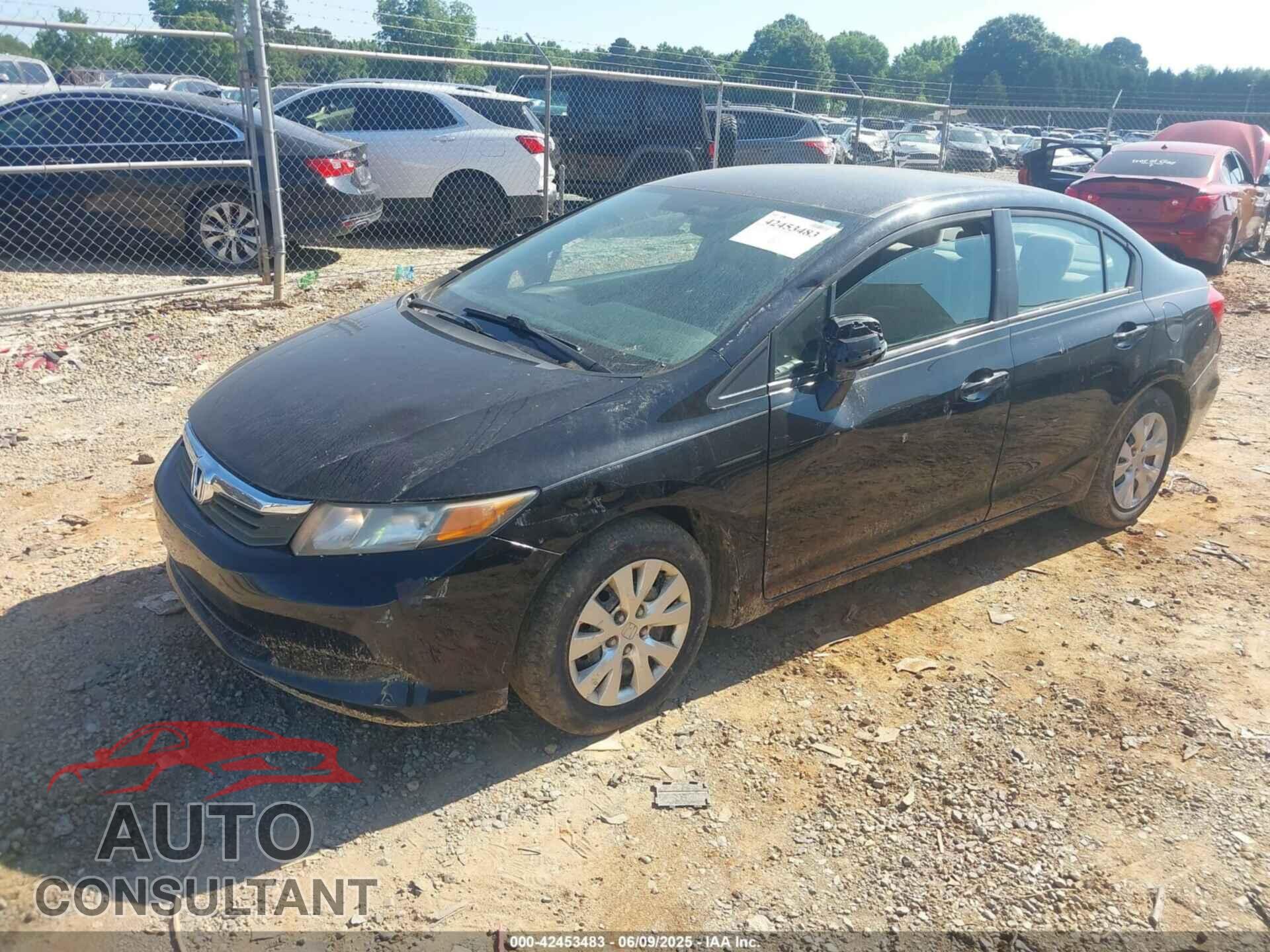 HONDA CIVIC 2012 - 19XFB2F56CE070875