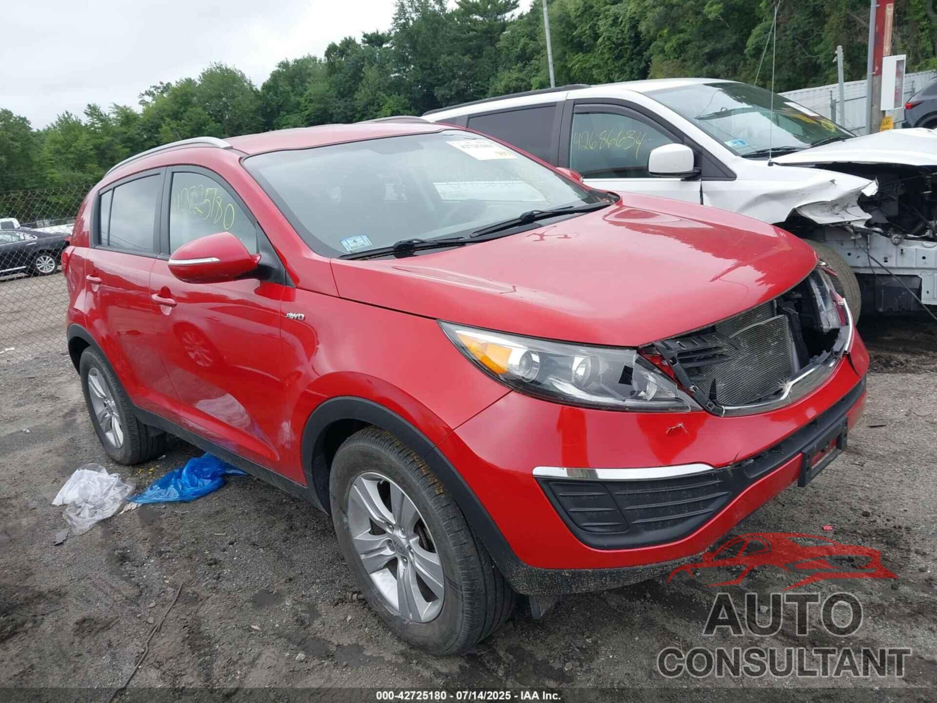 KIA SPORTAGE 2013 - KNDPBCA26D7471657