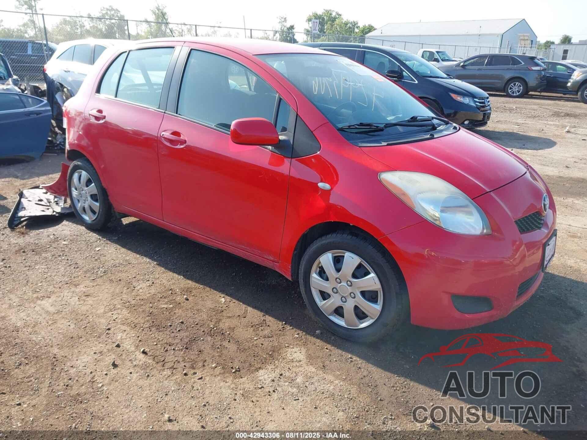 TOYOTA YARIS 2010 - JTDKT4K35A5313631