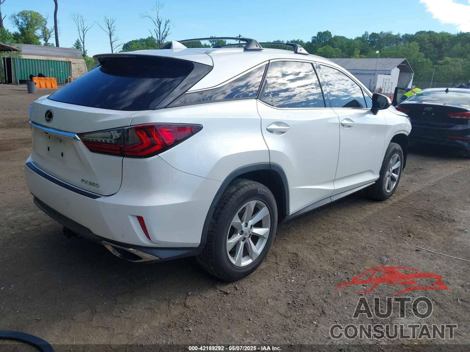 LEXUS RX 350 2017 - JTJBZMCA6H2027873