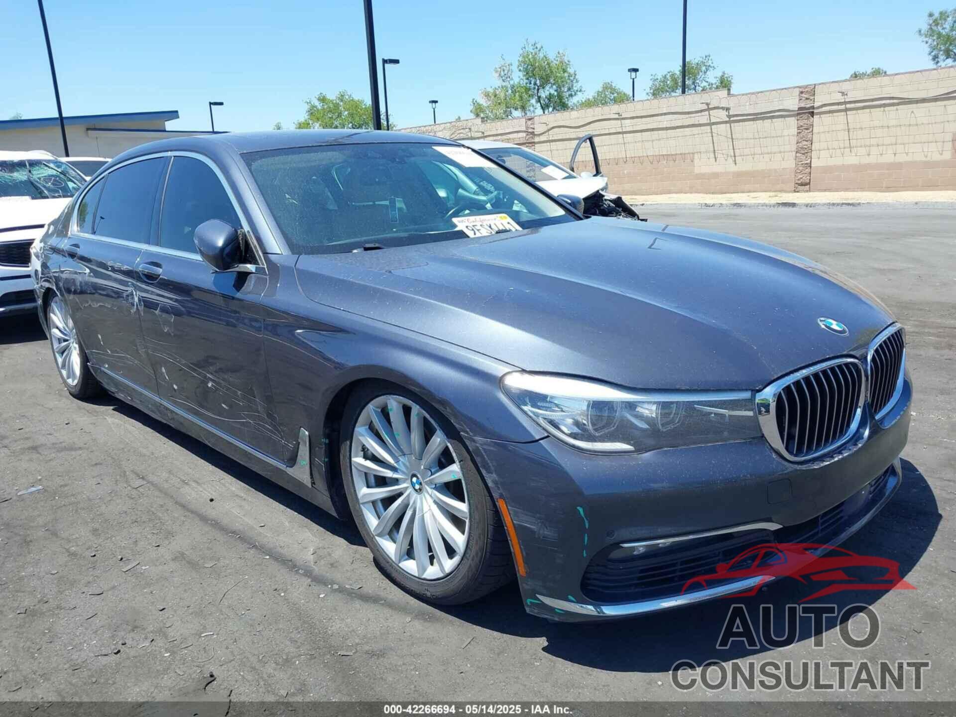 BMW 740I 2016 - WBA7E2C51GG546677