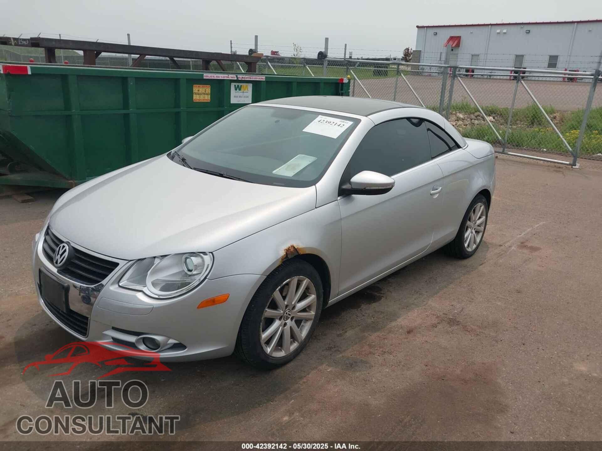 VOLKSWAGEN EOS 2011 - WVWBA7AH2BV000560