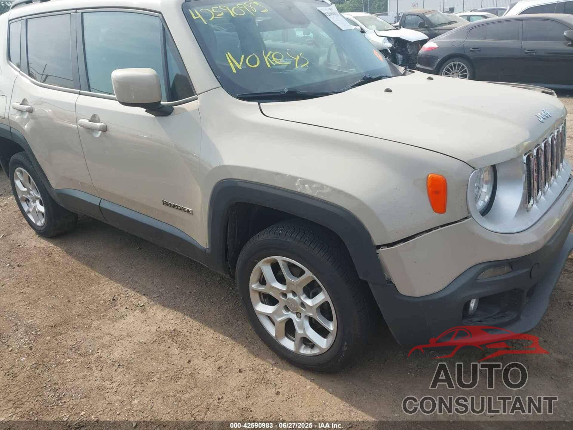 JEEP RENEGADE 2015 - ZACCJBBT5FPB88210