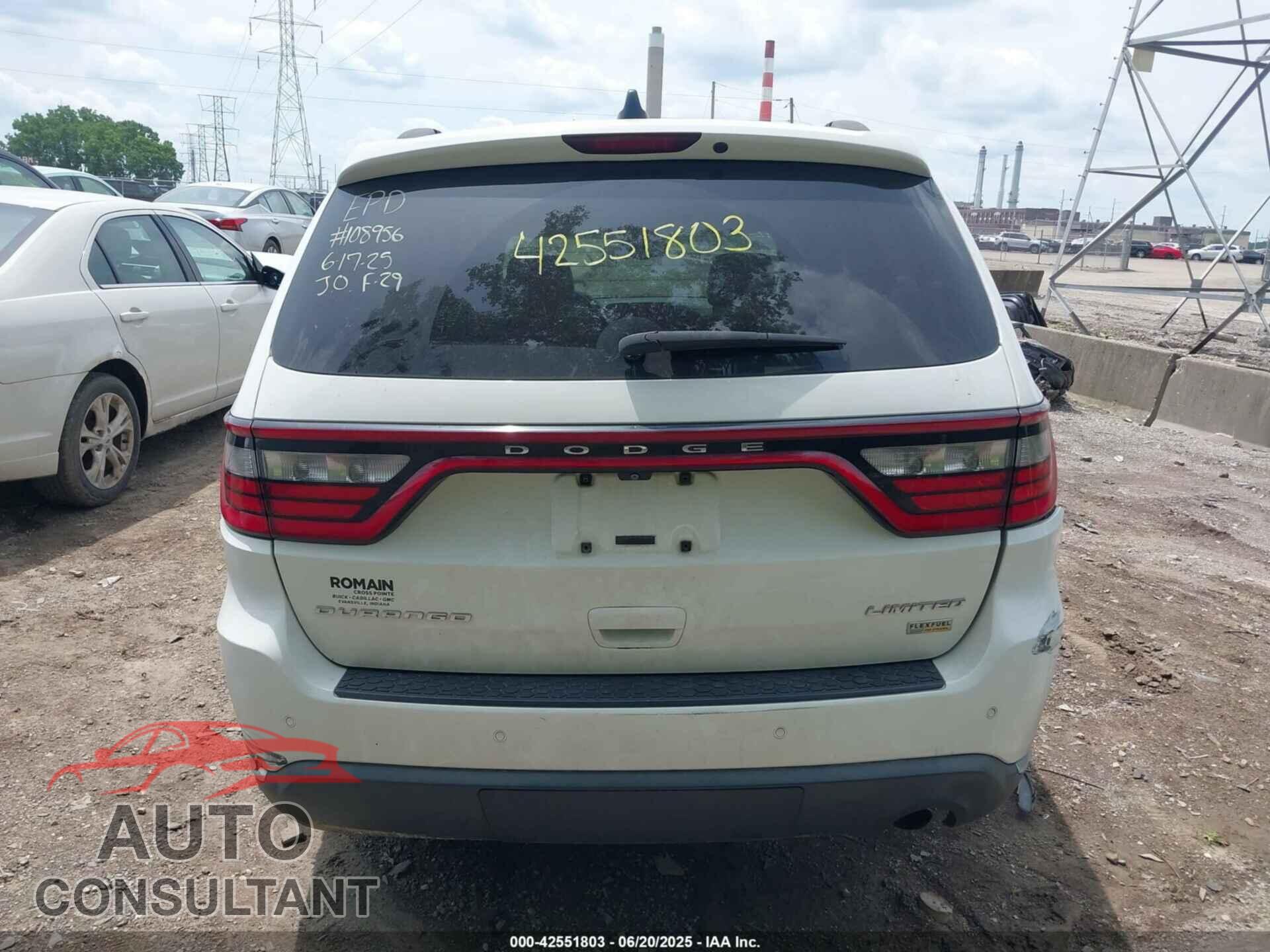 DODGE DURANGO 2015 - 1C4RDHDG1FC765775