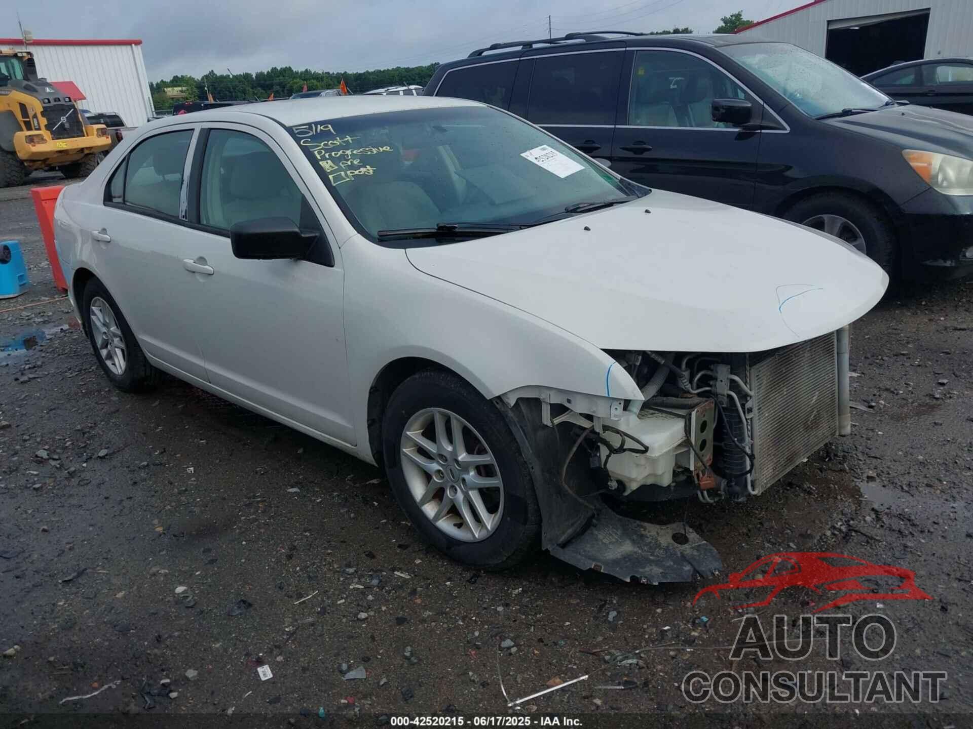 FORD FUSION 2011 - 3FAHP0GA6BR322289
