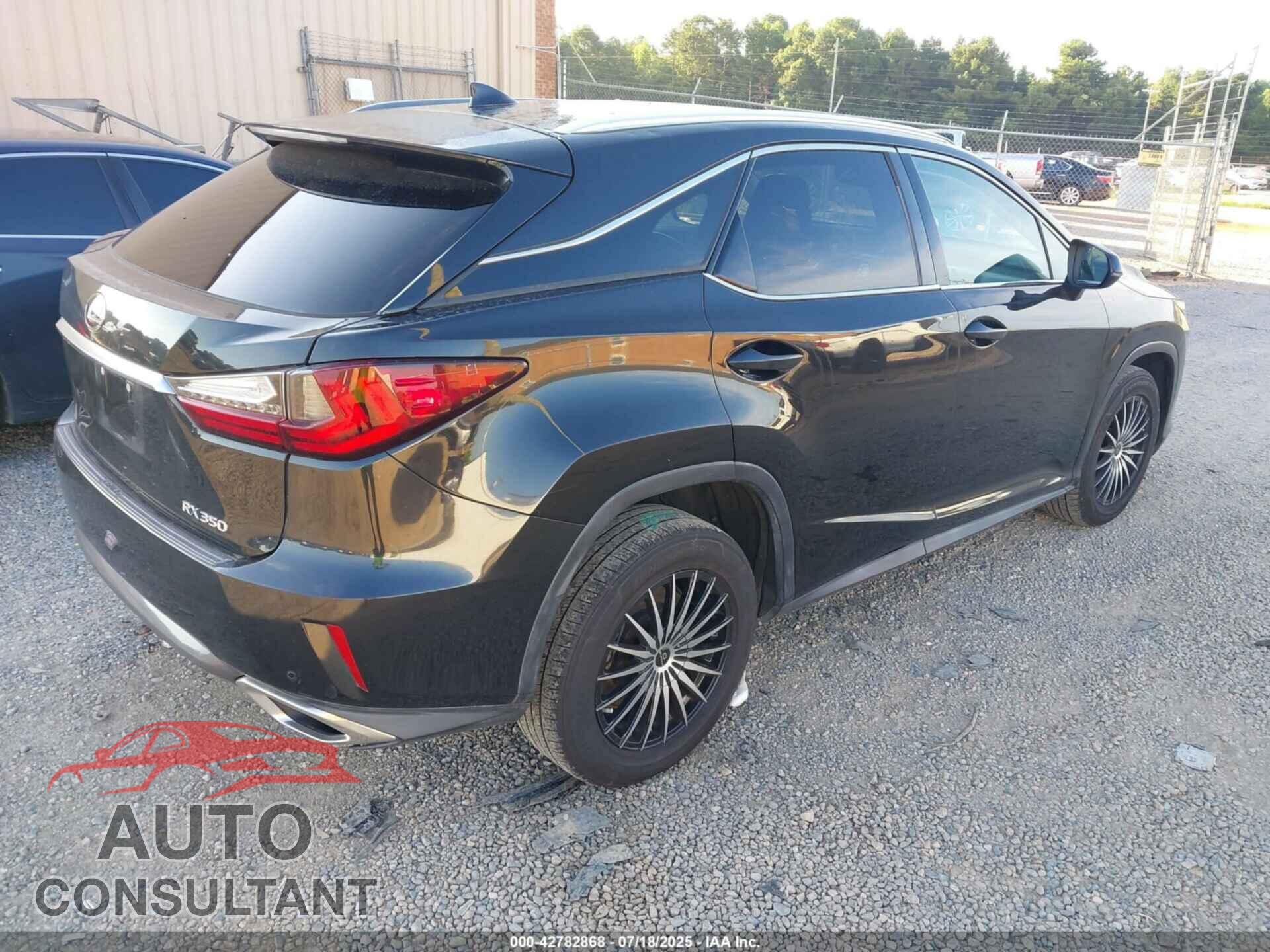LEXUS RX 2017 - 2T2BZMCA1HC120042