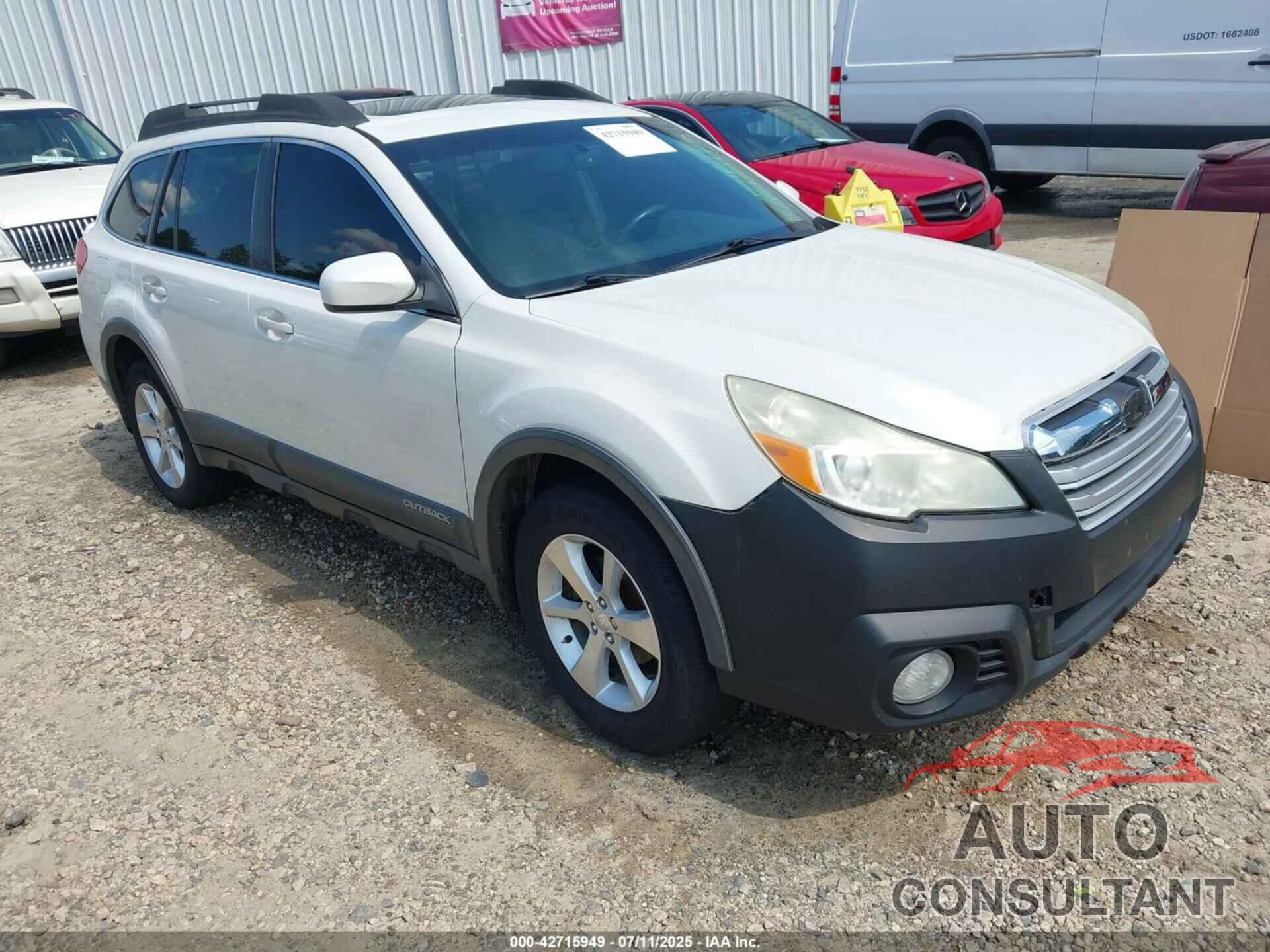 SUBARU OUTBACK 2014 - 4S4BRCLC3E3231949