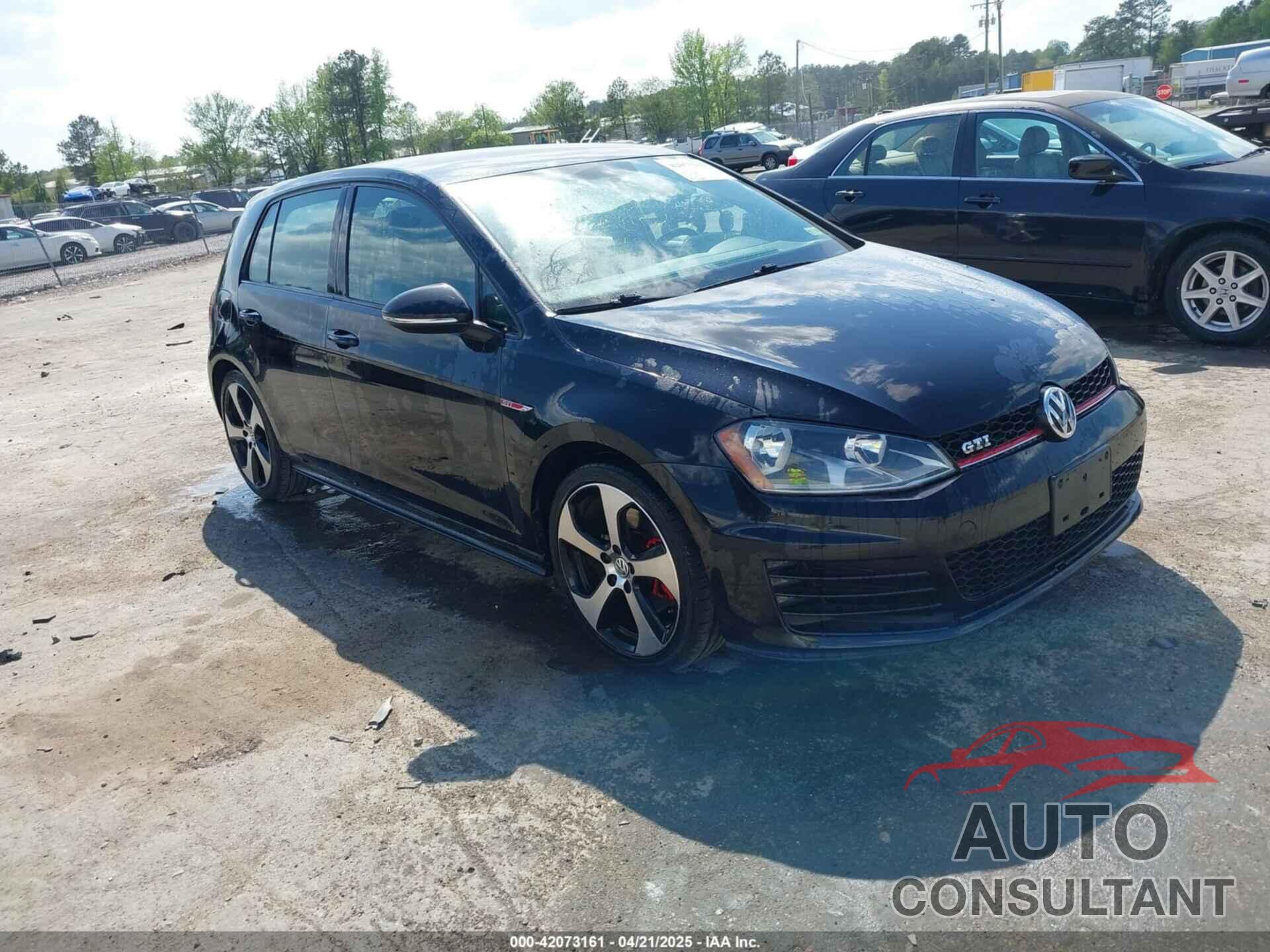 VOLKSWAGEN GOLF GTI 2016 - 3VW4T7AU6GM039229