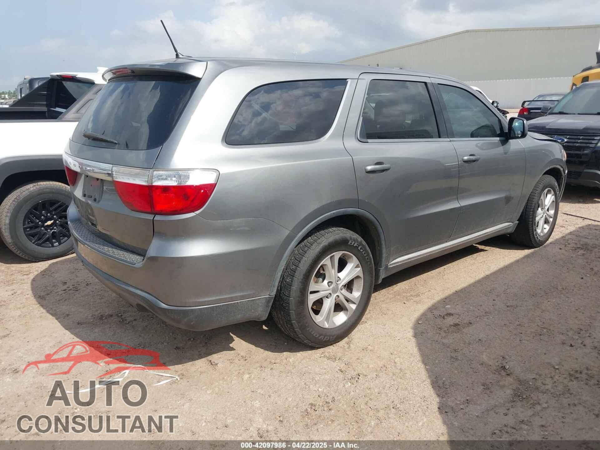 DODGE DURANGO 2012 - 1C4RDHAG2CC257167