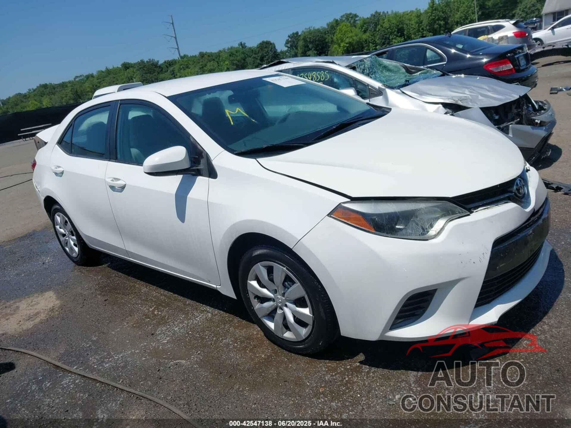 TOYOTA COROLLA 2015 - 2T1BURHE6FC417865