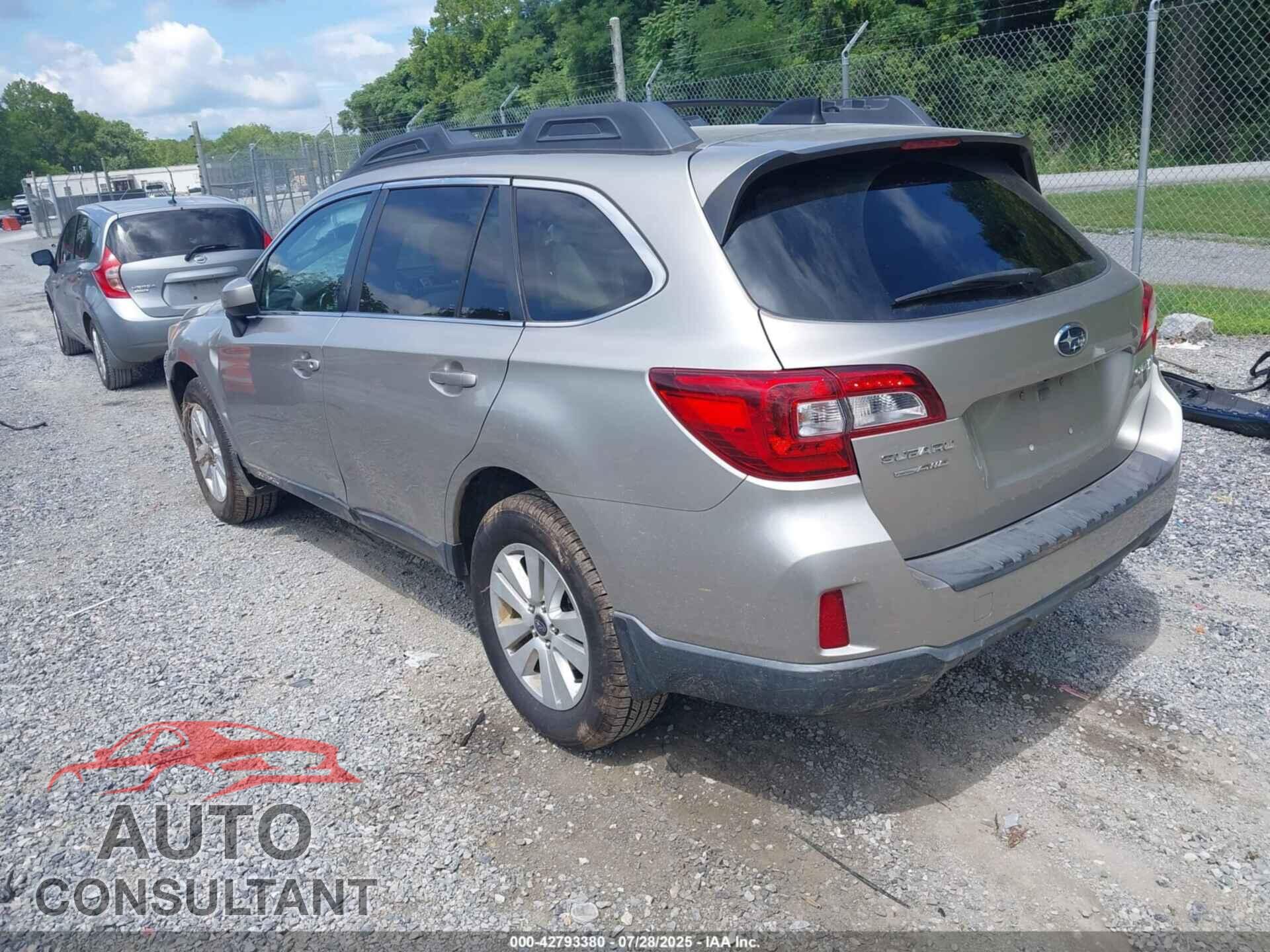 SUBARU OUTBACK 2016 - 4S4BSBCCXG3250435