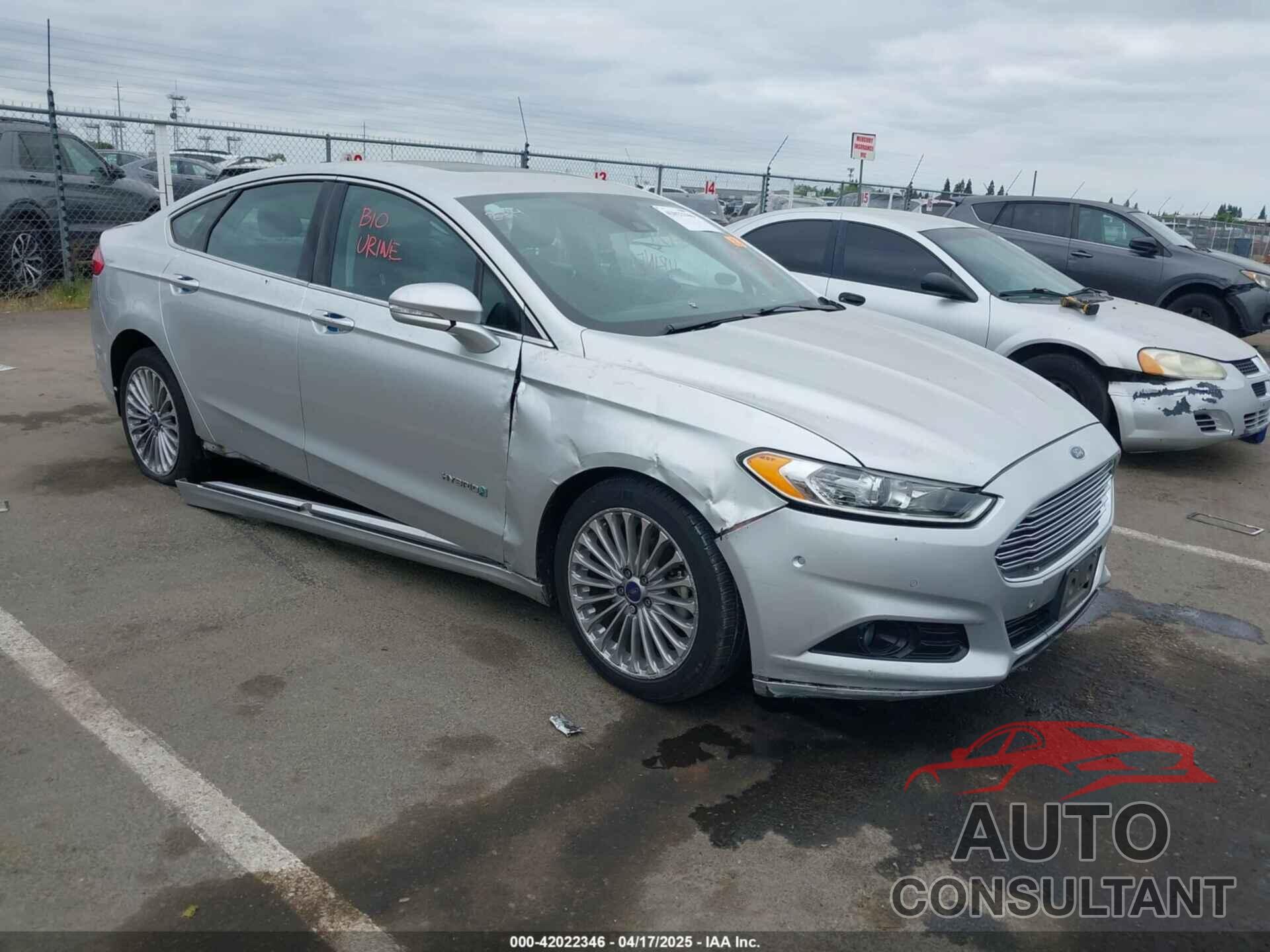 FORD FUSION HYBRID 2013 - 3FA6P0RUXDR388796