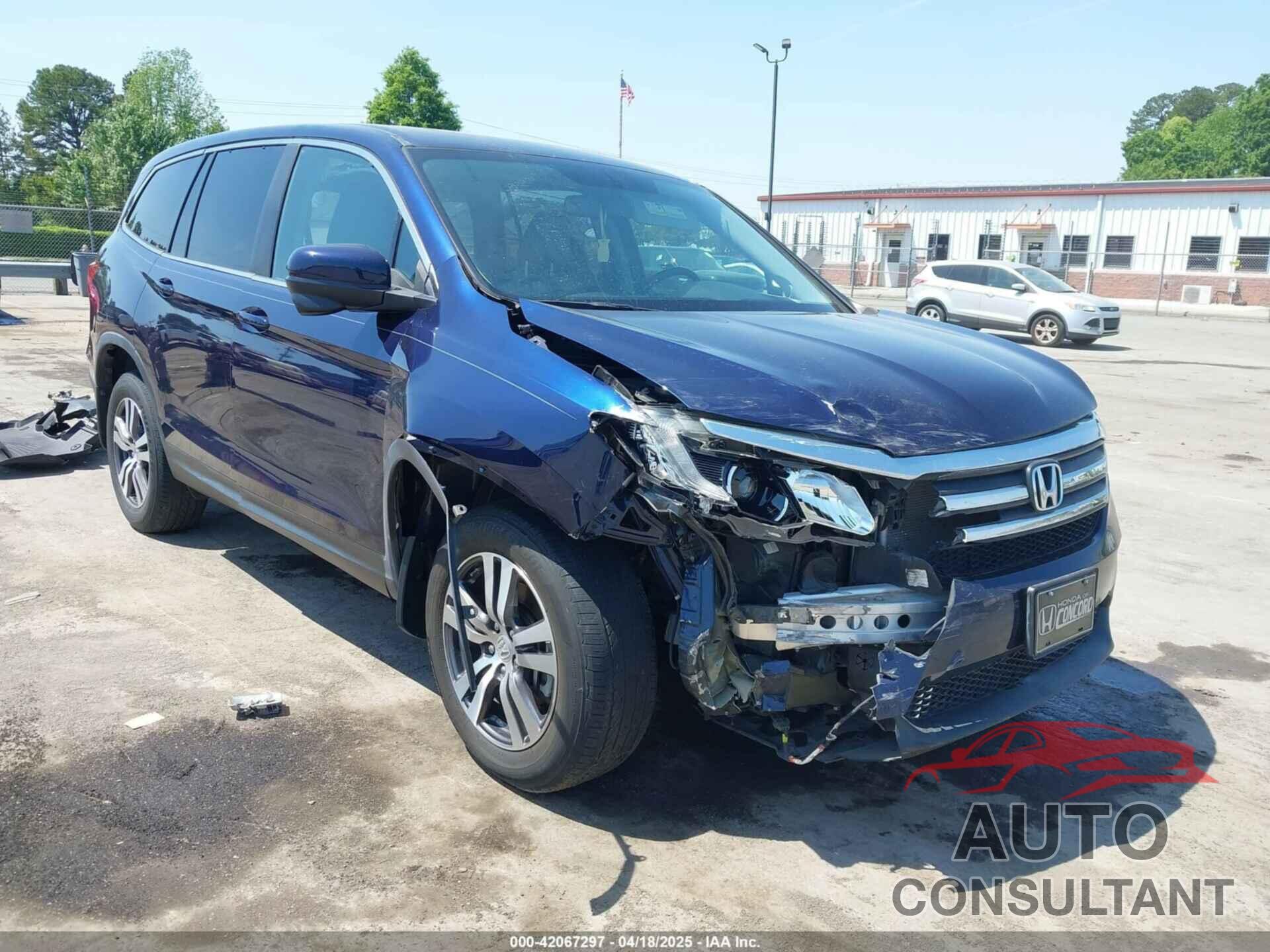 HONDA PILOT 2018 - 5FNYF6H54JB053212