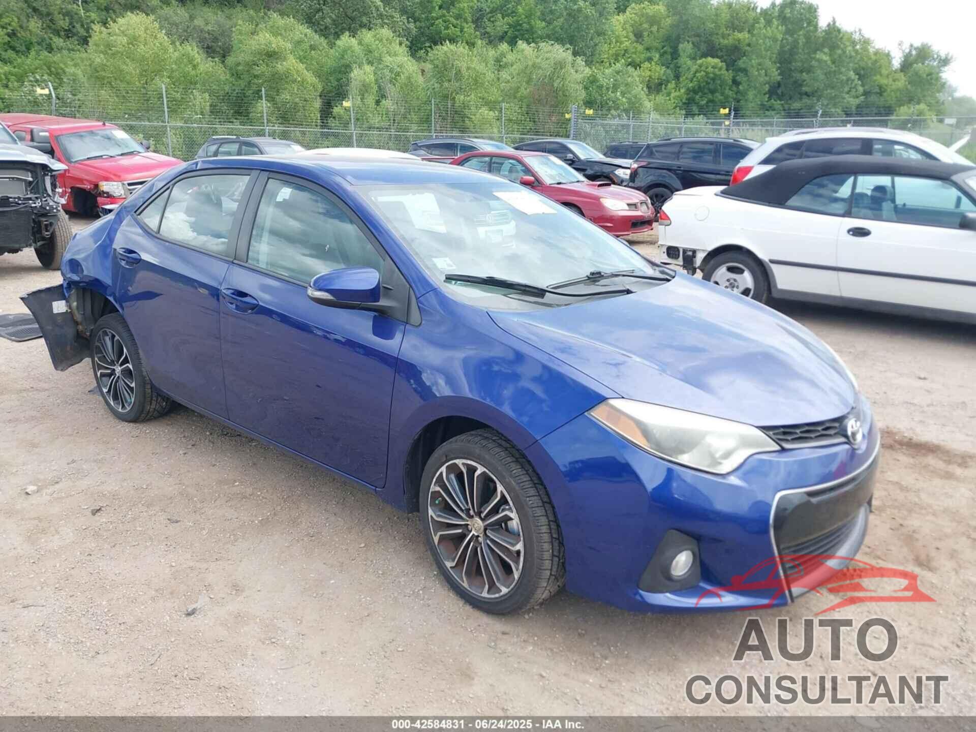 TOYOTA COROLLA 2015 - 2T1BURHE0FC434953