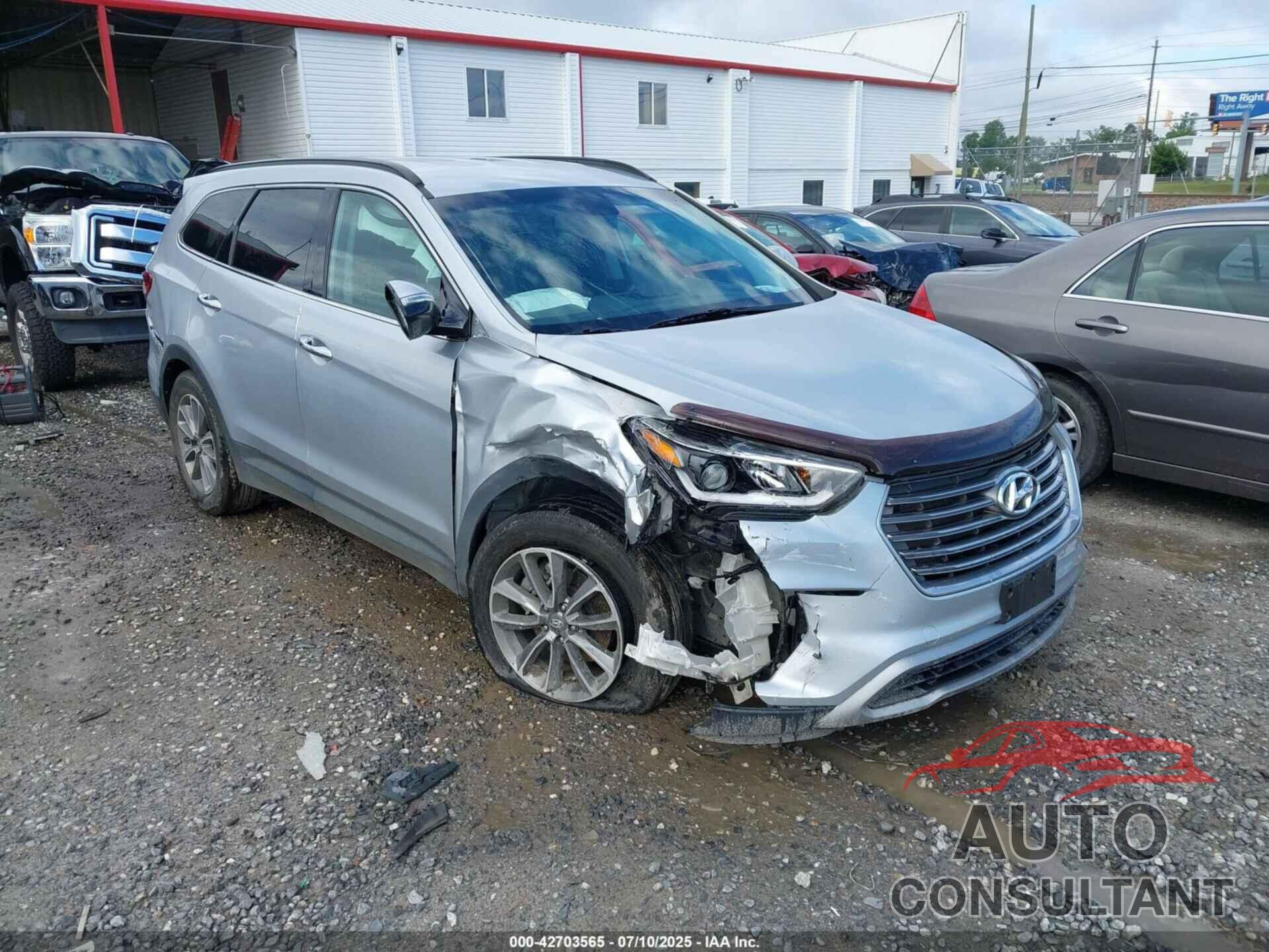 HYUNDAI SANTA FE 2017 - KM8SNDHF6HU171345
