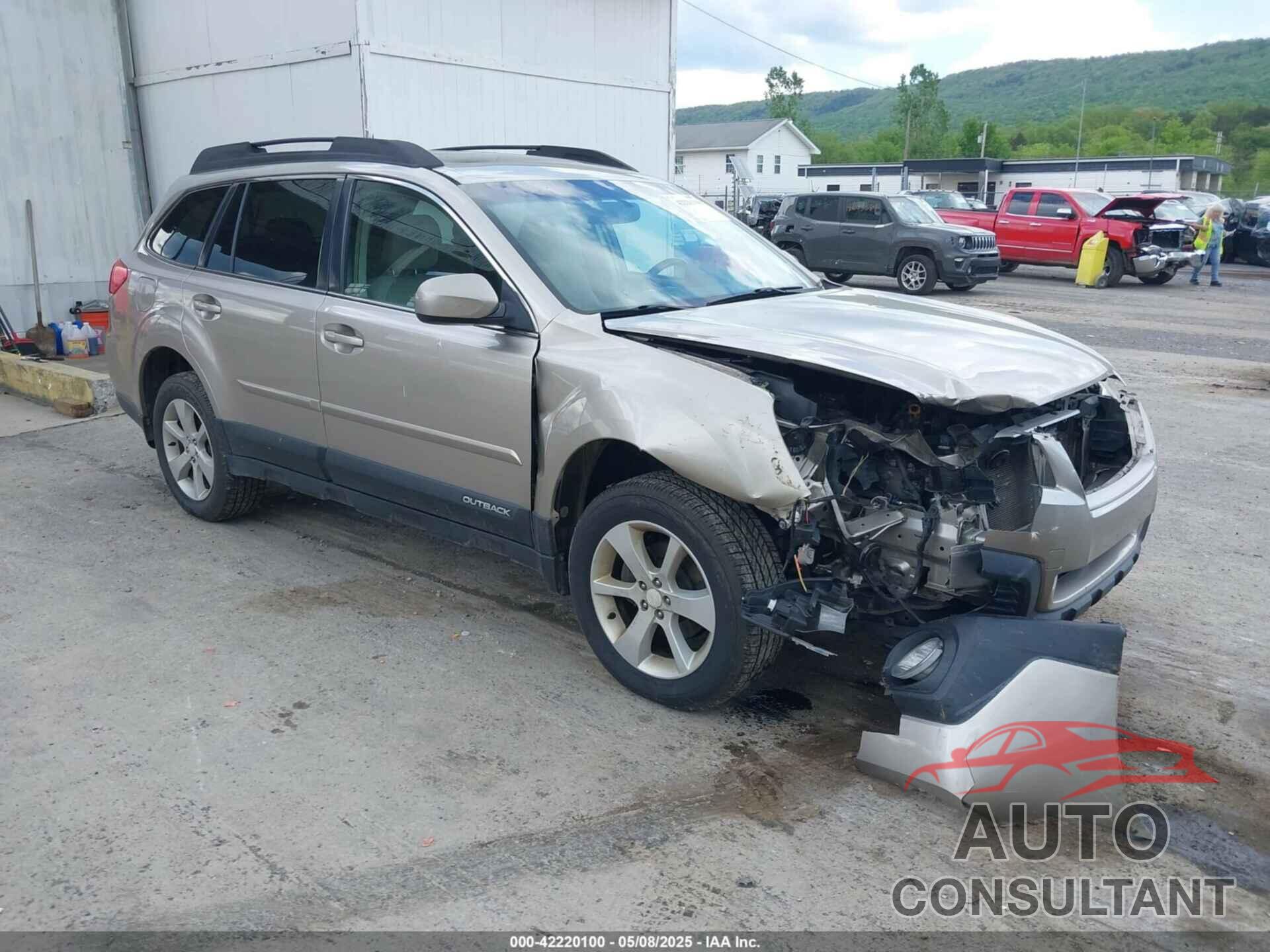 SUBARU OUTBACK 2014 - 4S4BRBDC7E3308234