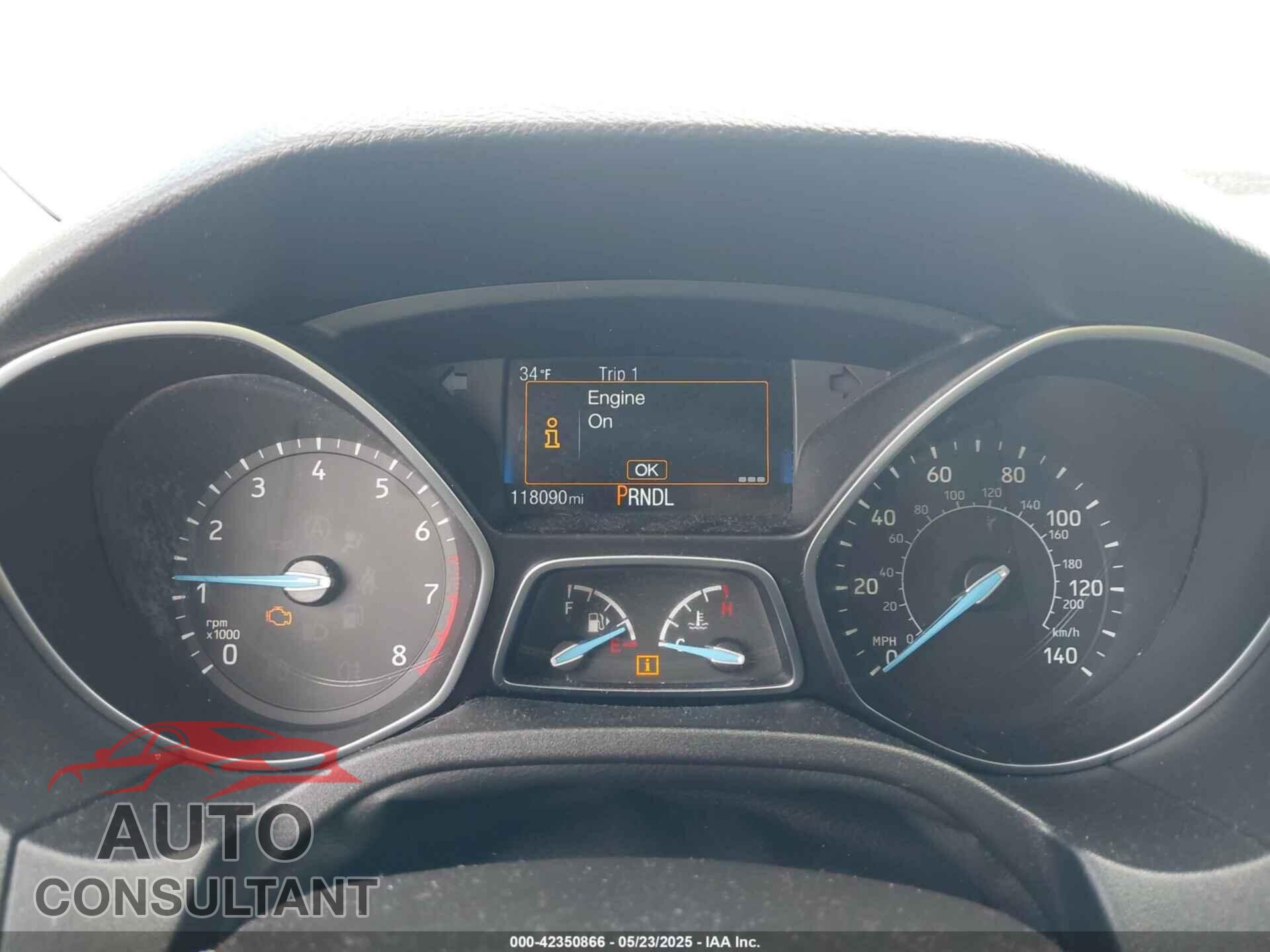 FORD FOCUS 2017 - 1FADP3K26HL231370