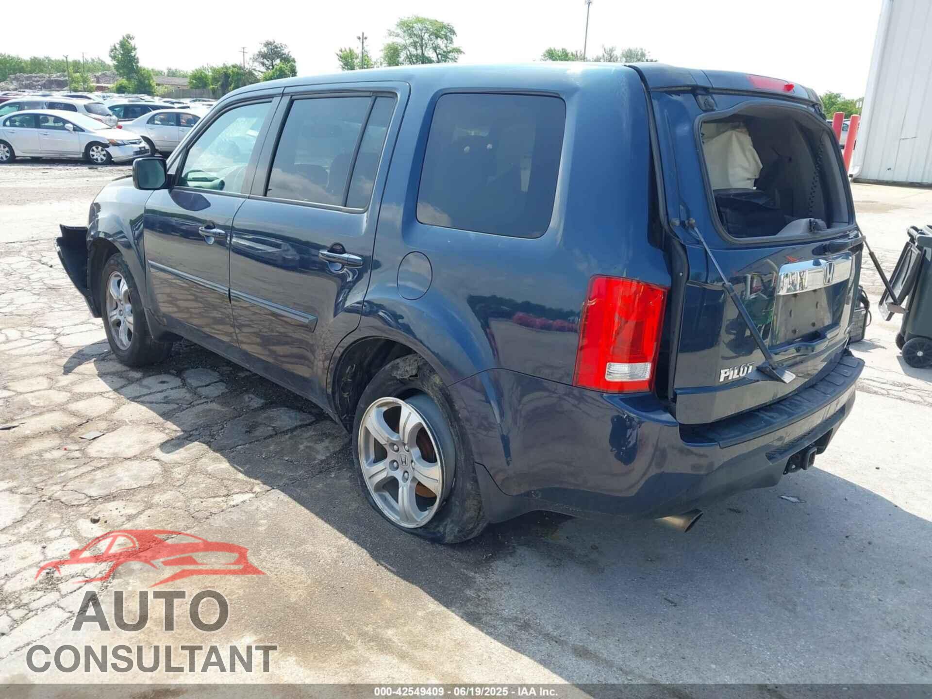 HONDA PILOT 2012 - 5FNYF4H55CB067904
