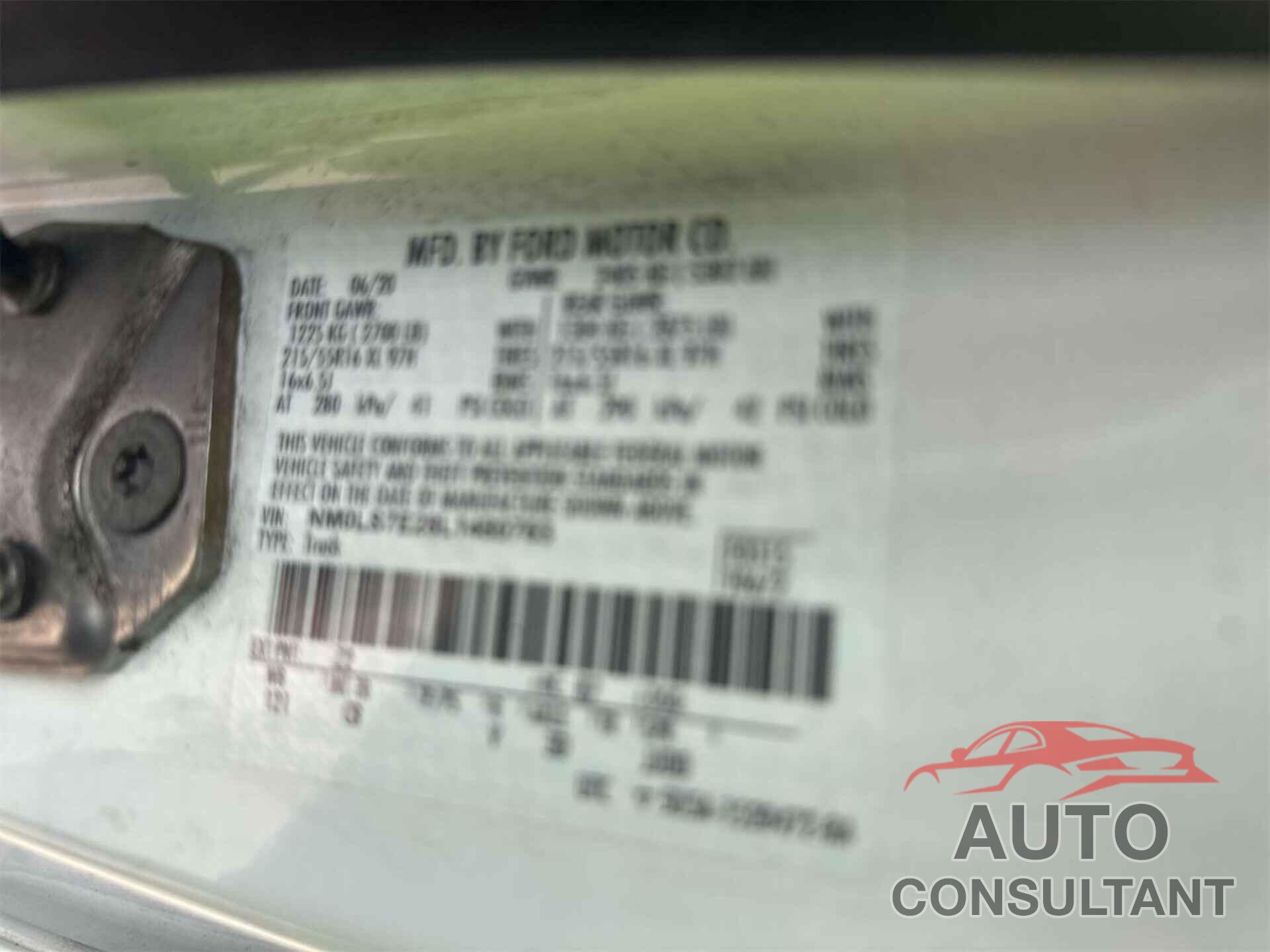 FORD TRANSIT CONNECT 2020 - NM0LS7E28L1480763