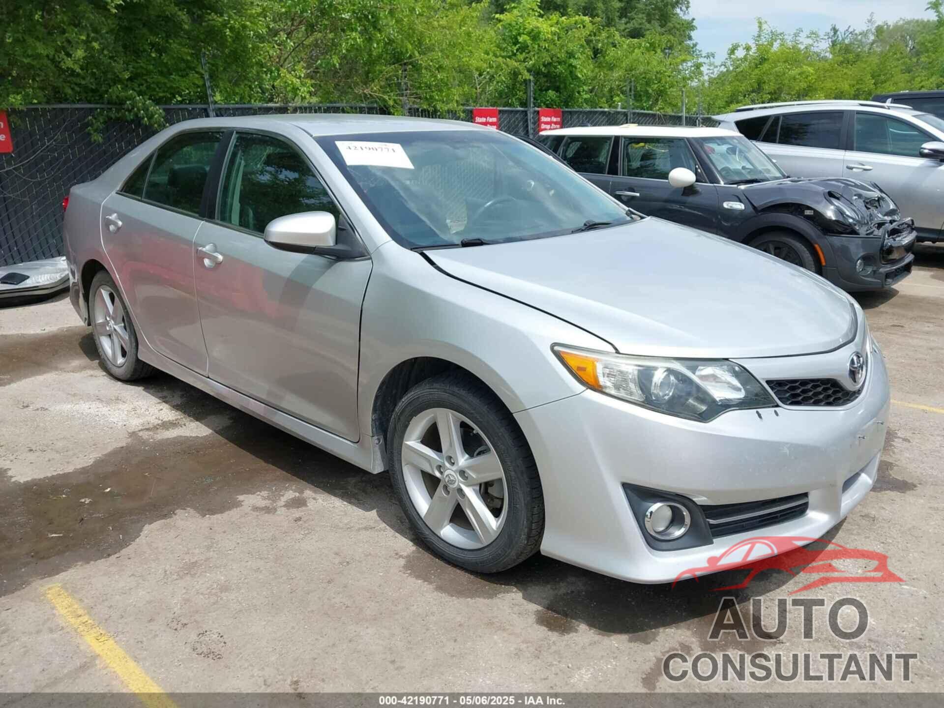TOYOTA CAMRY 2012 - 4T1BF1FK3CU039311