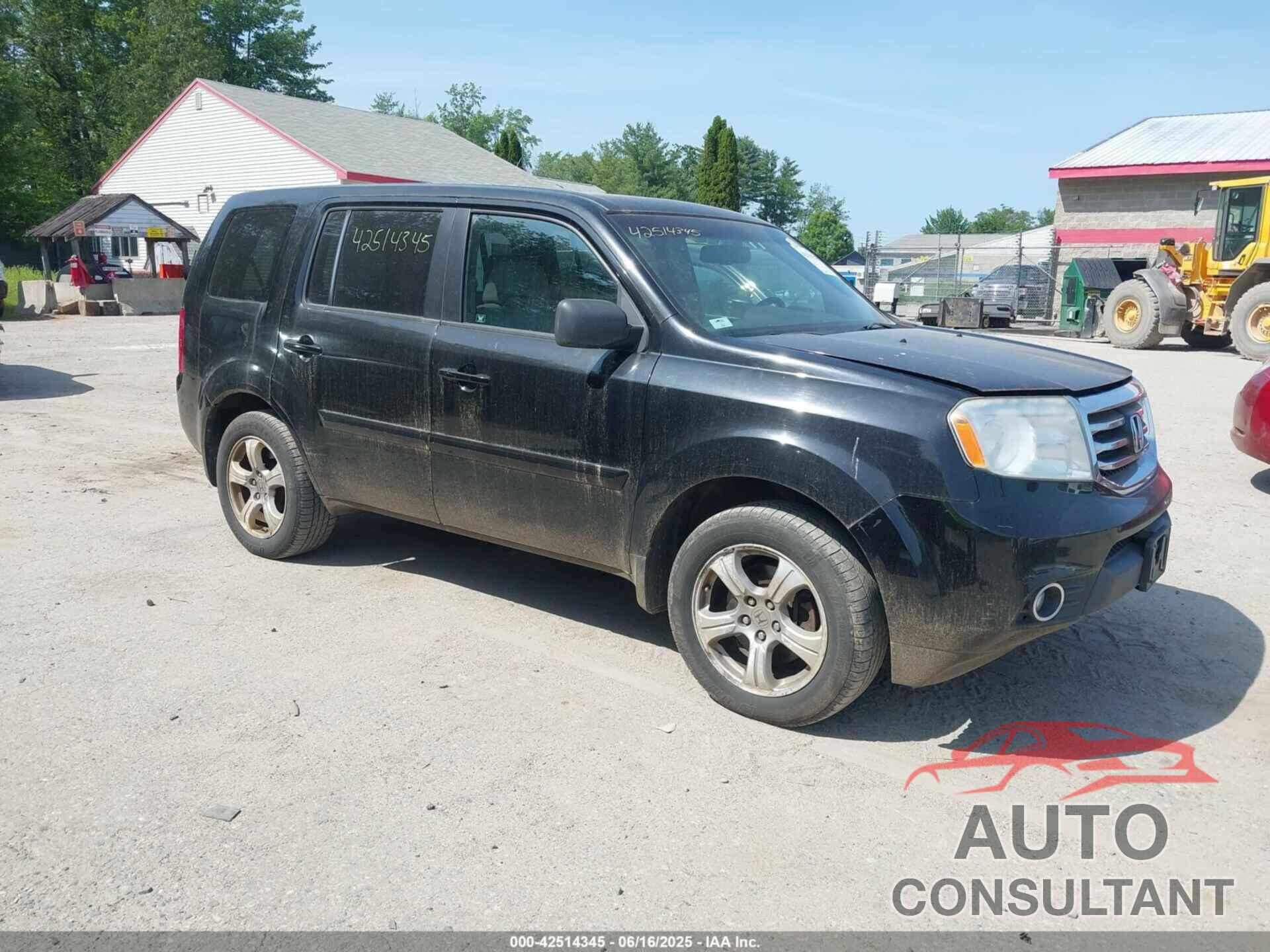 HONDA PILOT 2012 - 5FNYF4H54CB018094