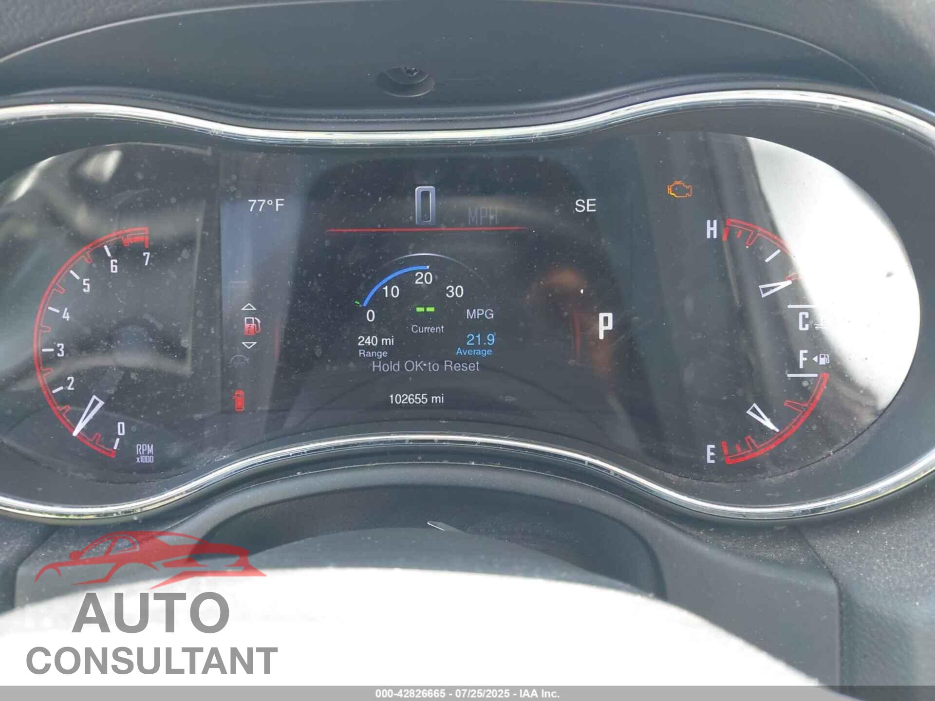 DODGE DURANGO 2015 - 1C4RDJDG5FC784868