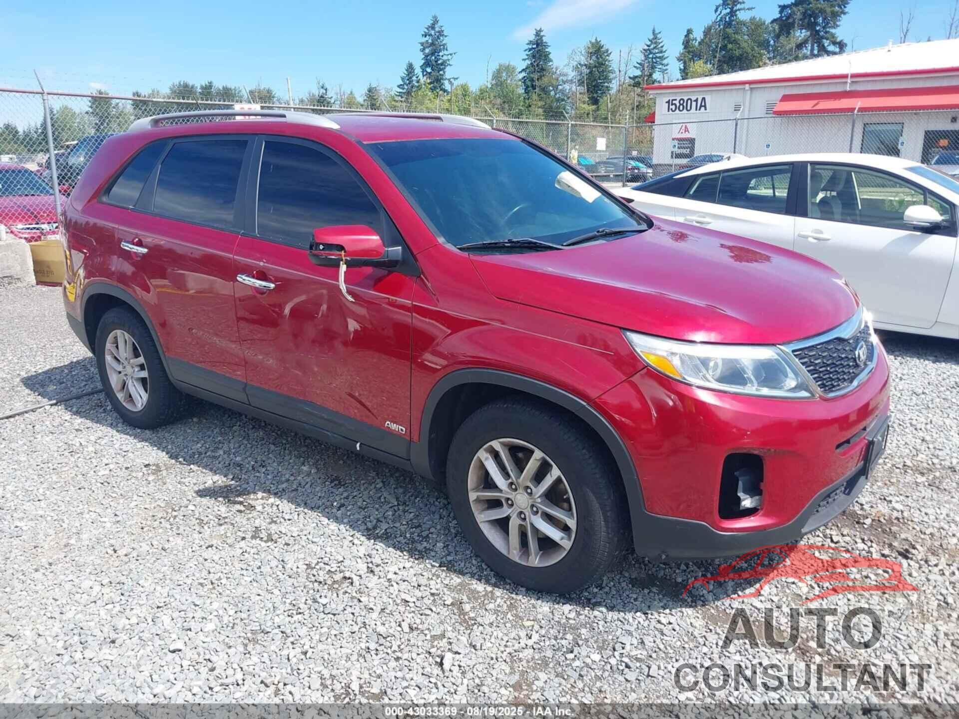 KIA SORENTO 2015 - 5XYKTDA6XFG567149