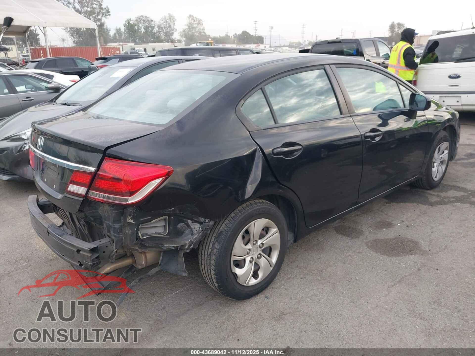 HONDA CIVIC 2014 - 19XFB2F55EE219599