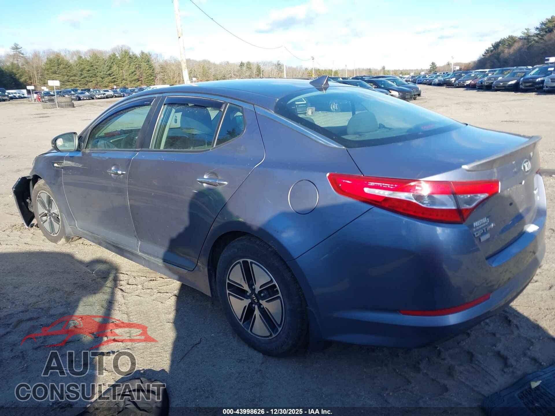 KIA OPTIMA HYBRID 2012 - KNAGM4AD8C5026135