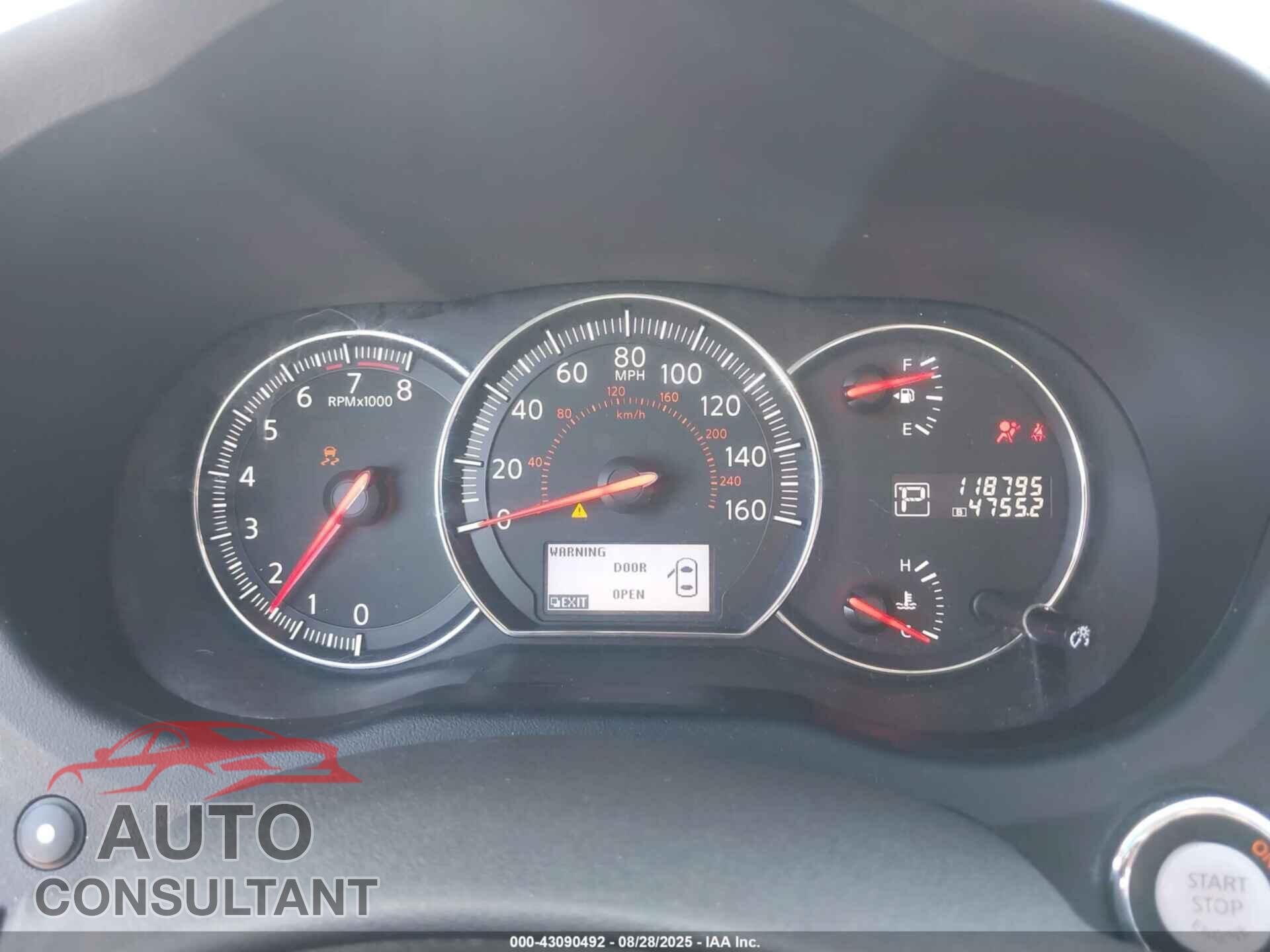 NISSAN MAXIMA 2014 - 1N4AA5AP1EC442727