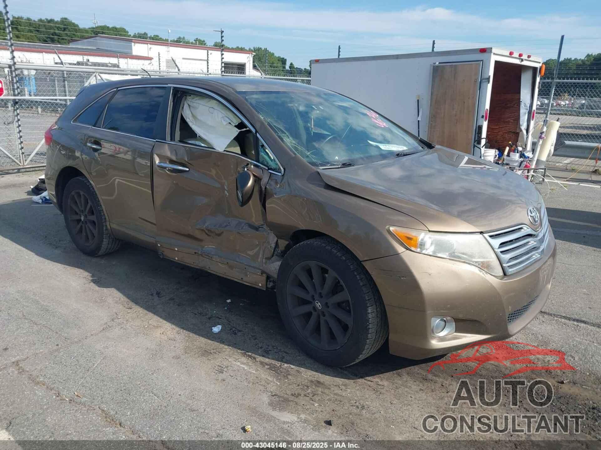 TOYOTA VENZA 2009 - 4T3ZE11AX9U004636