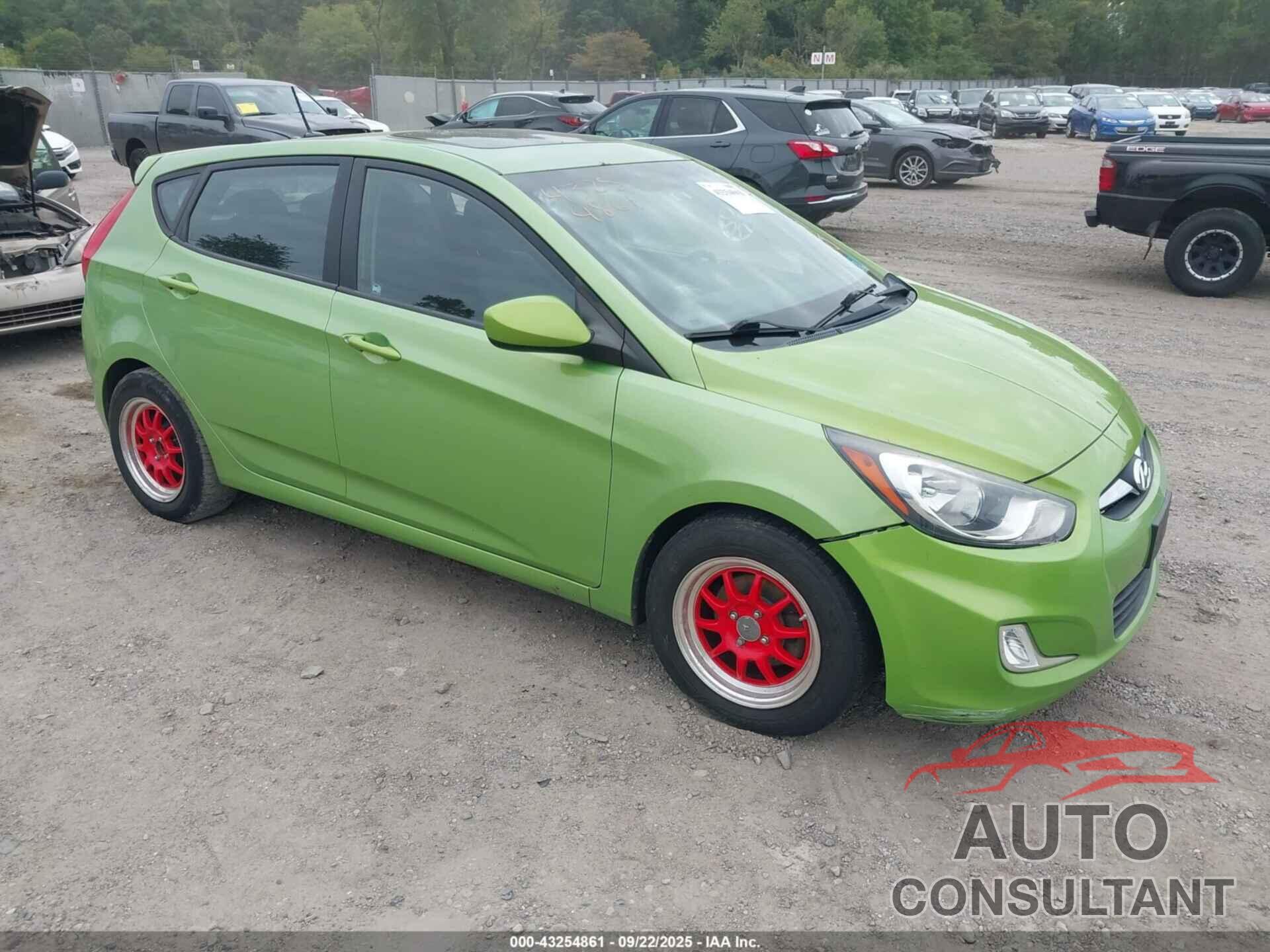 HYUNDAI ACCENT 2012 - KMHCU5AE0CU013297