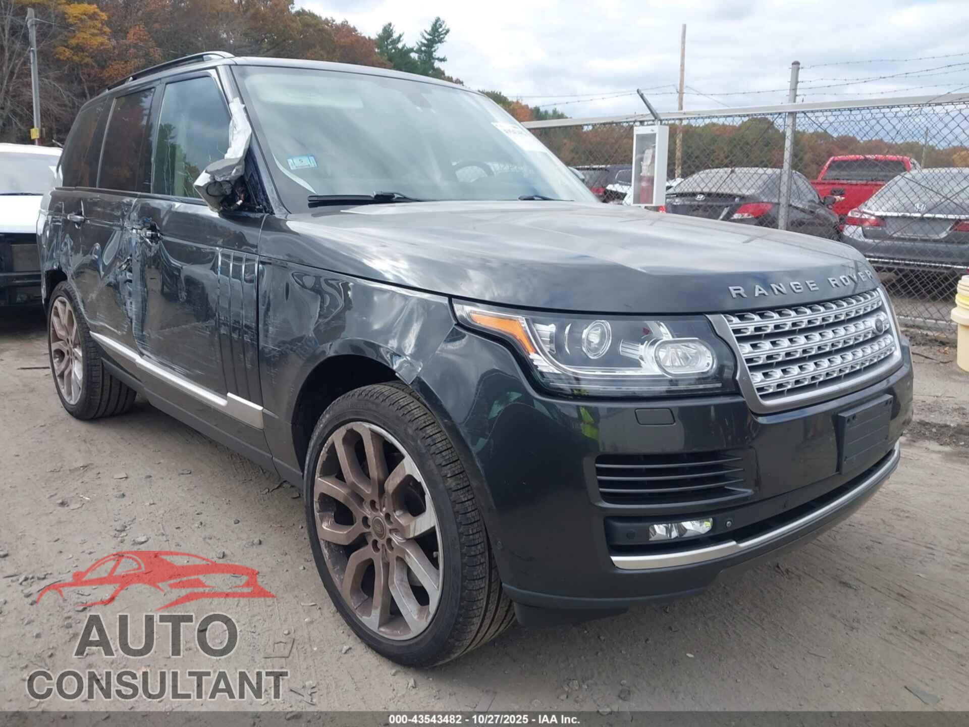 LAND ROVER RANGE ROVER 2013 - SALGS2EF0DA123842
