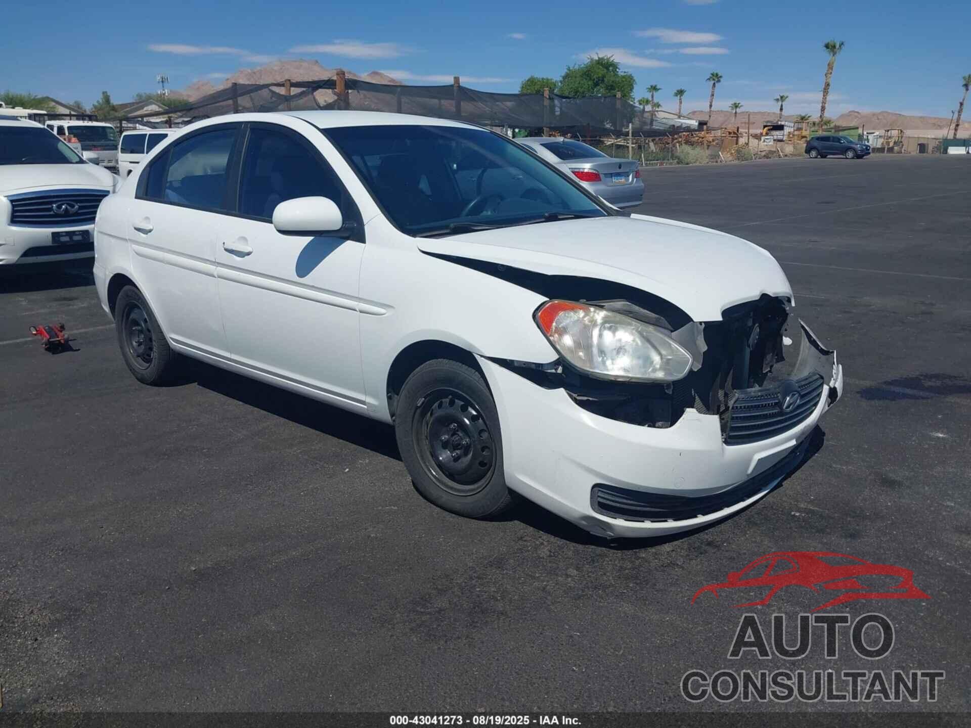 HYUNDAI ACCENT 2010 - KMHCN4AC0AU479654