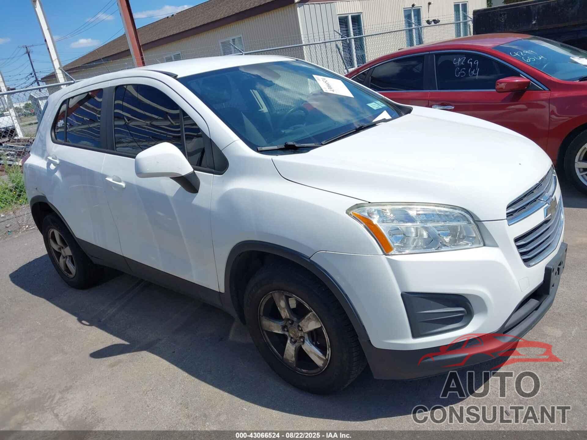 CHEVROLET TRAX 2016 - KL7CJNSB5GB614625