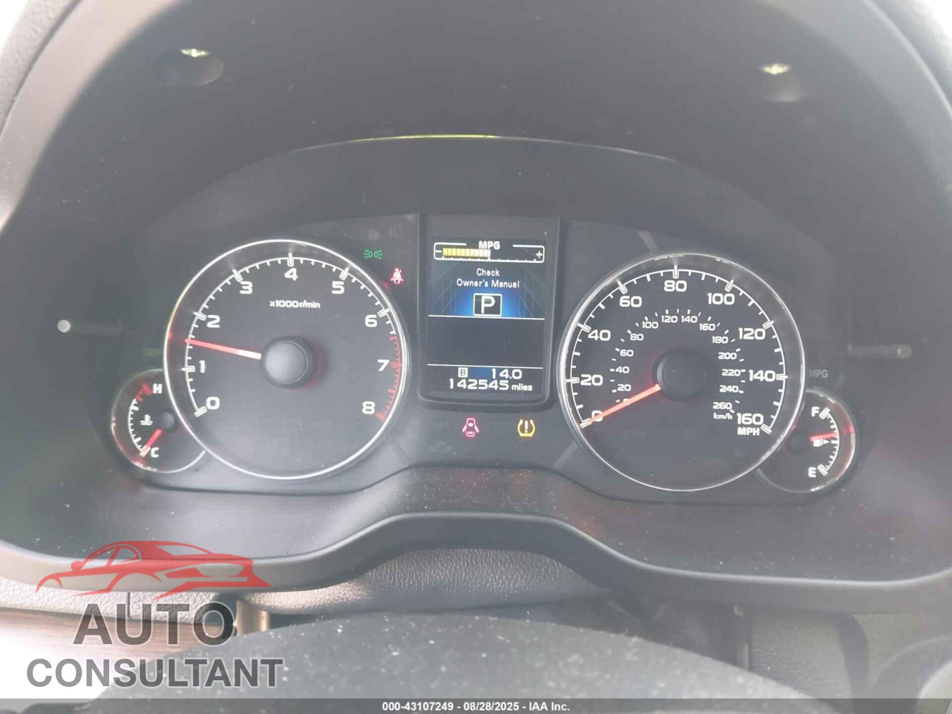 SUBARU OUTBACK 2014 - 4S4BRDPC4E2212333