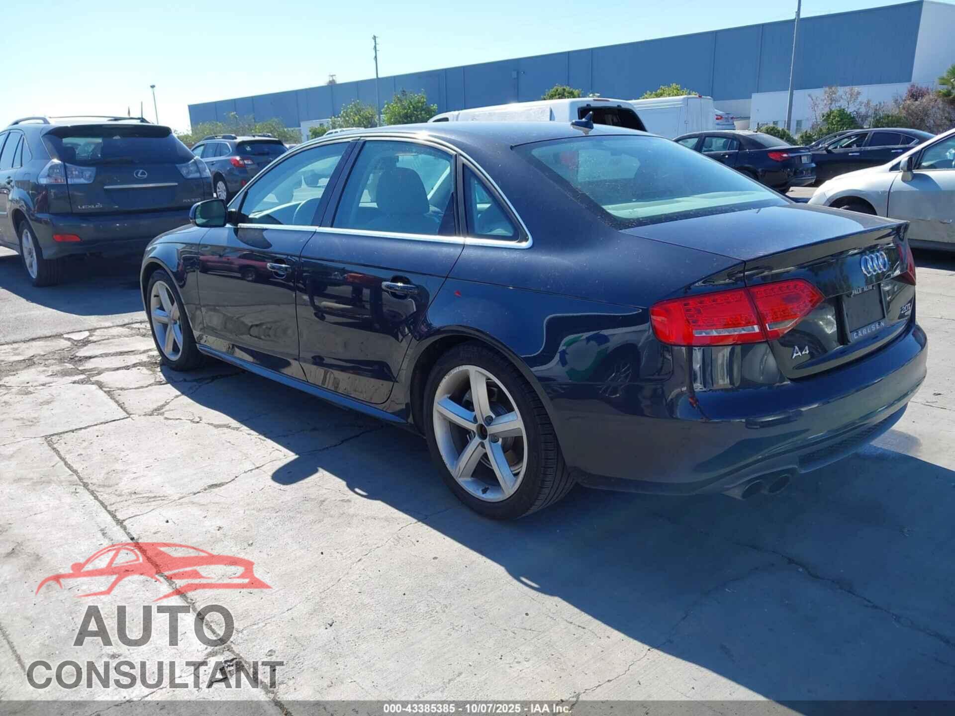 AUDI A4 2012 - WAUFFAFL9CA097212