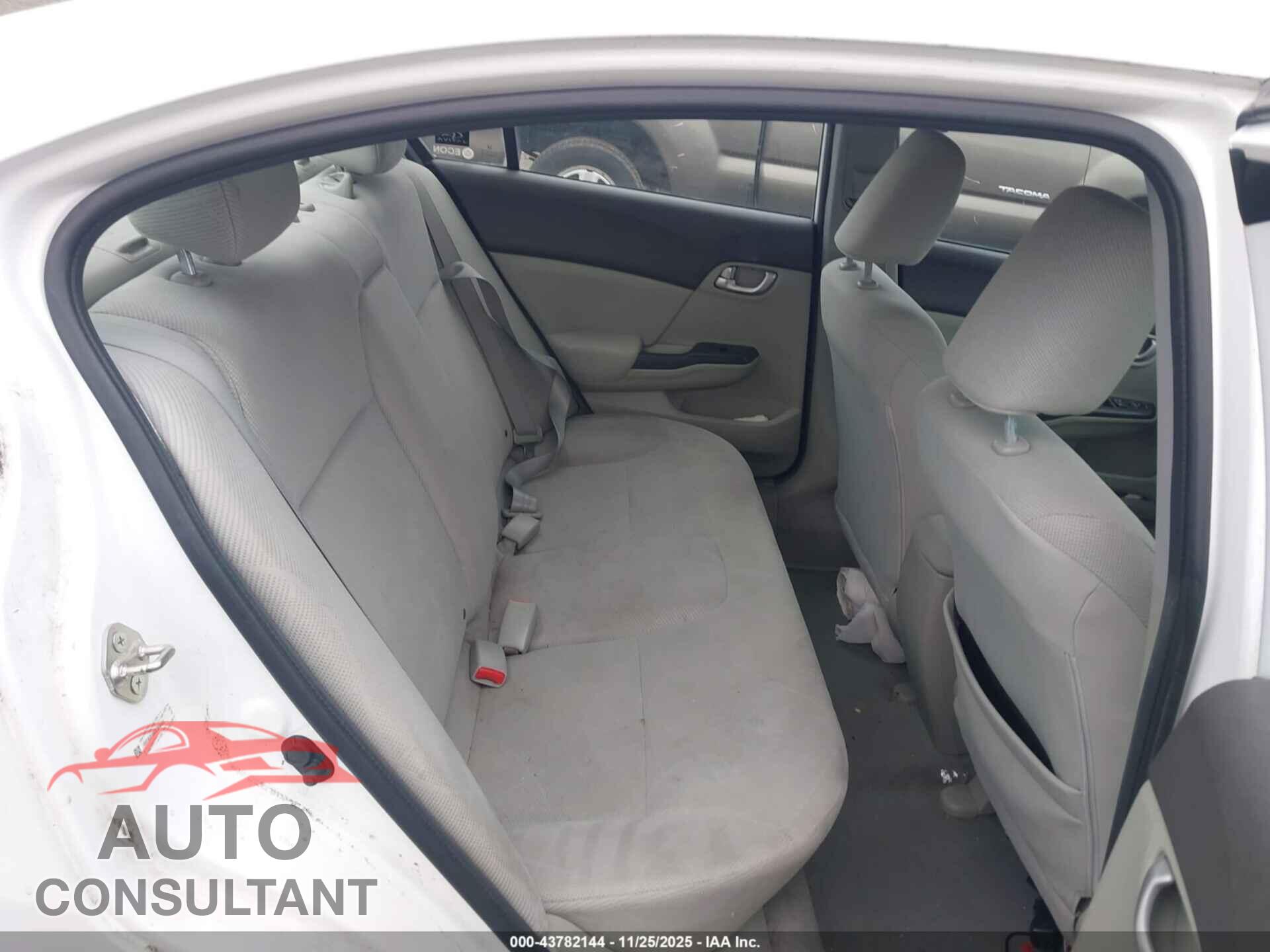 HONDA CIVIC 2012 - 19XFB2F56CE356435